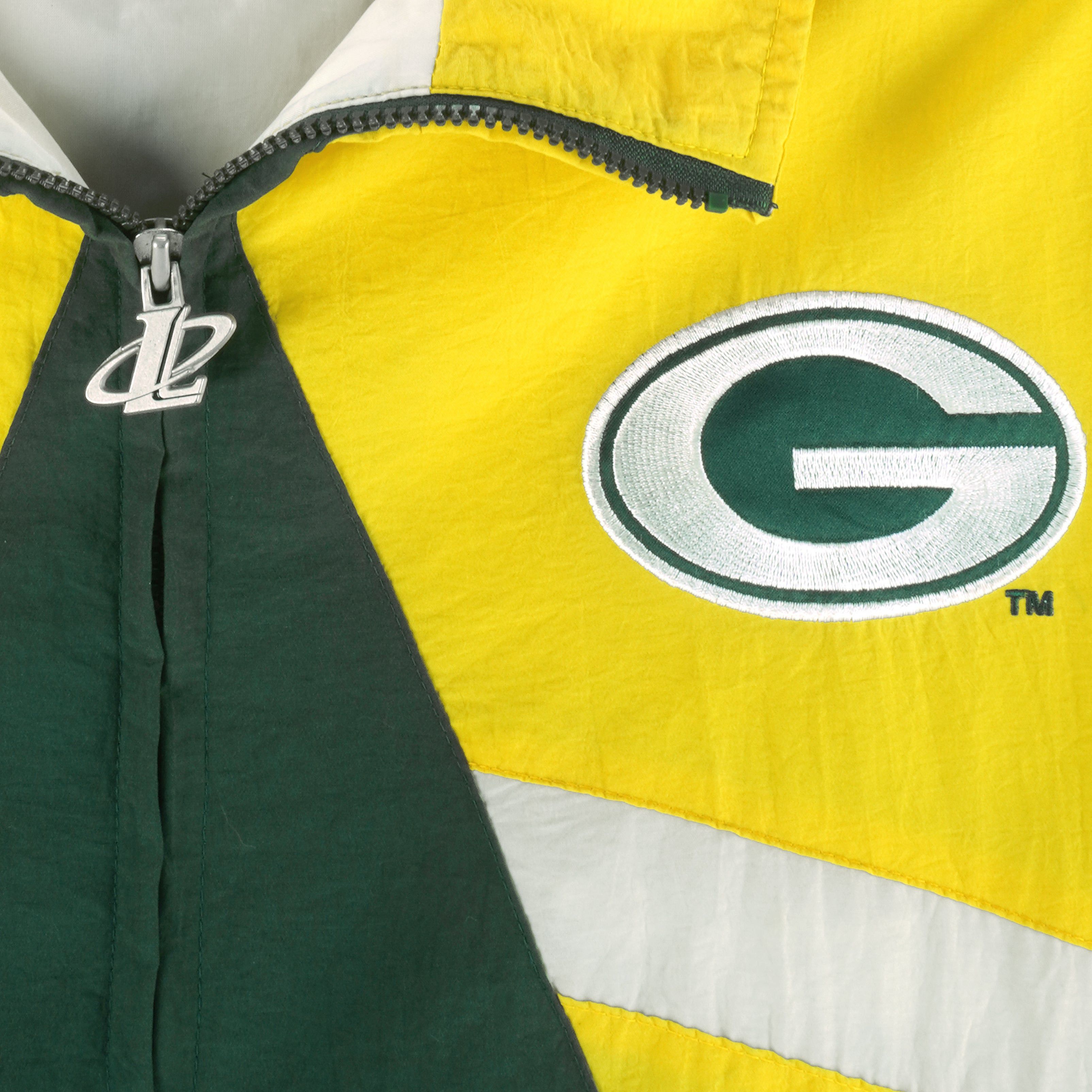 Logo Athletic NFL - Green Bay Packers Zip-Up Windbreaker 1990s Size US XL / EU 56 / 4 - 5 Thumbnail