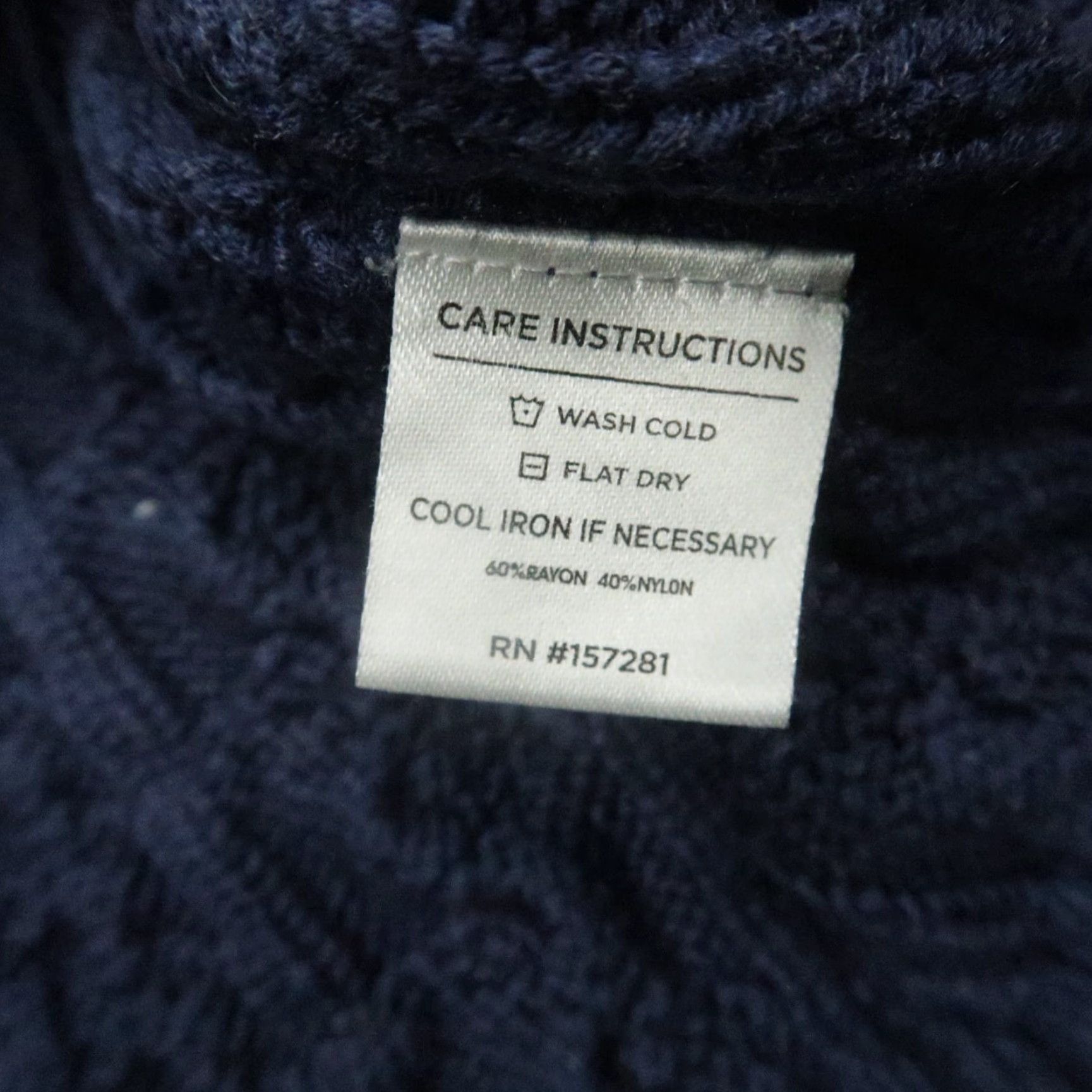 Mizzen+Main Mizzen+Main Sweater Mens XL Blue Cable Knit Pullover Crew Neck Jumper Clothing Size US XL / EU 56 / 4 - 5 Thumbnail