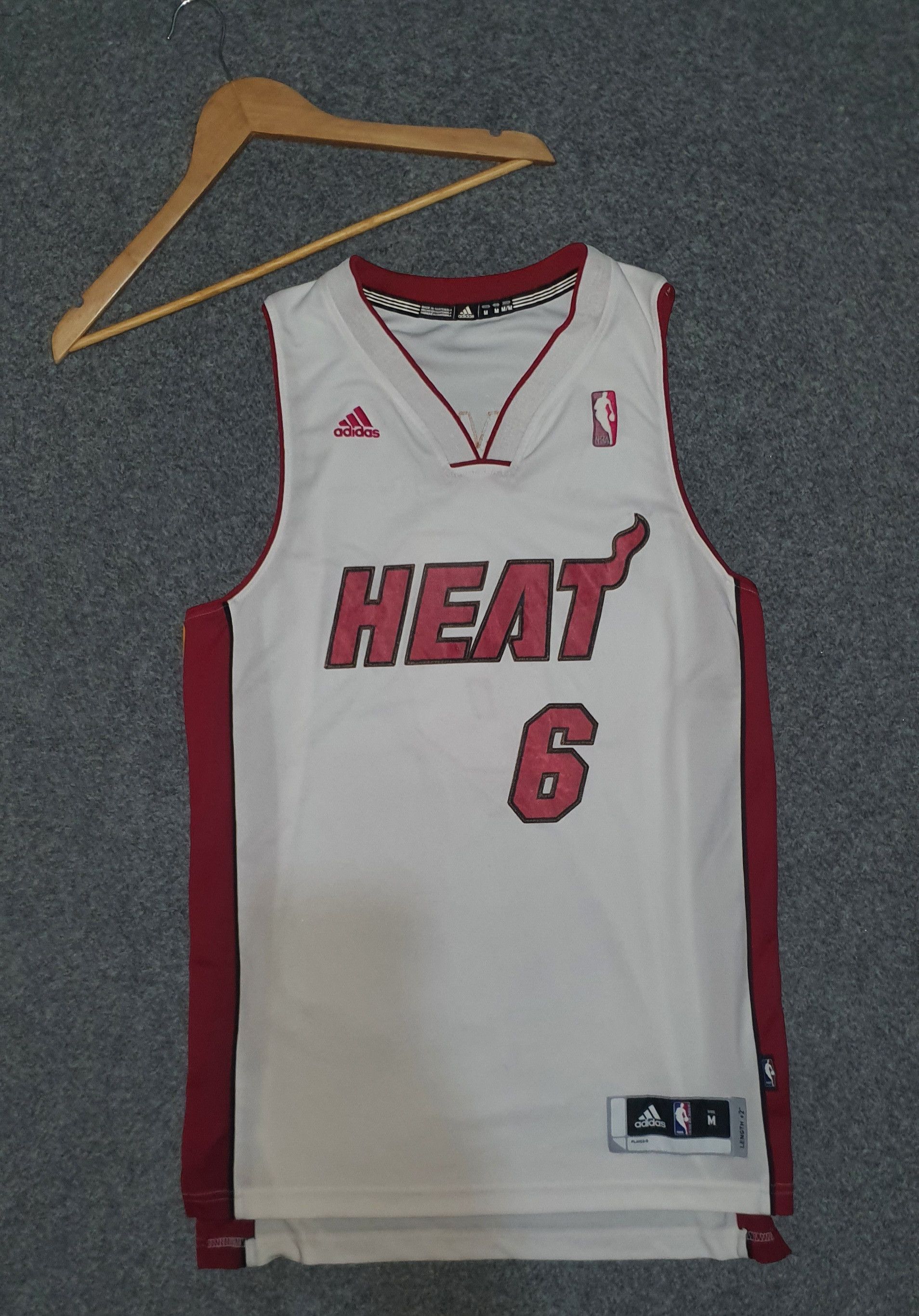 Other MIAMI HEAT LABRON JAMES #6 JERSEY ADIDAS SHIRT Size US M / EU 48-50 / 2 - 1 Thumbnail