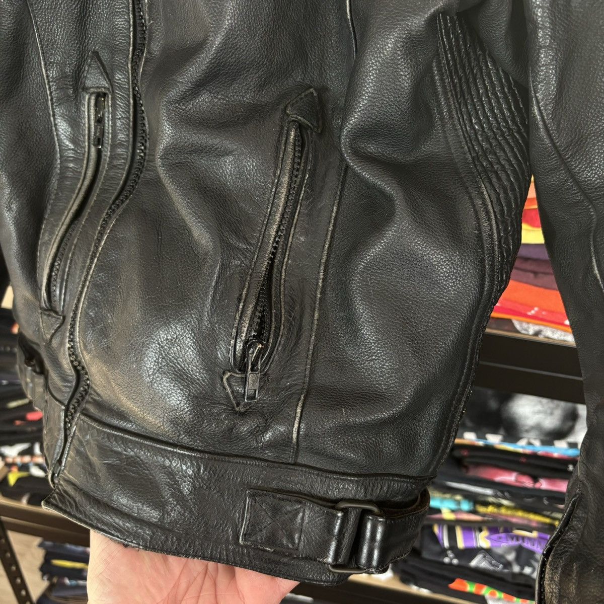 Belstaff × Vintage Belstaff leather biker jacket vintage racing rare size M Size US M / EU 48-50 / 2 - 6 Thumbnail