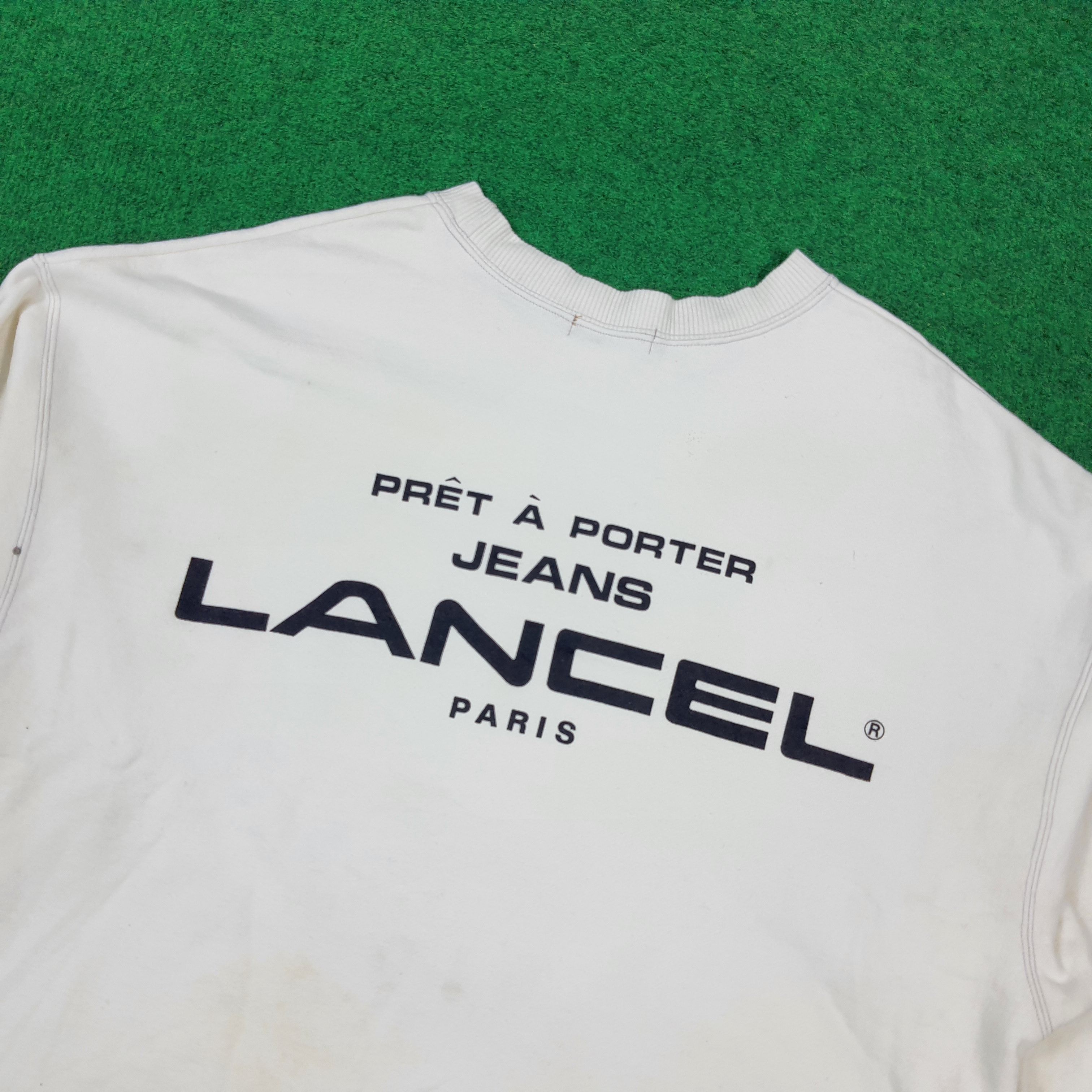 Lancel Vintage Pret A Porter Jeans Lancel Paris Sweatshirt C296N15 Size US L / EU 52-54 / 3 - 2 Thumbnail