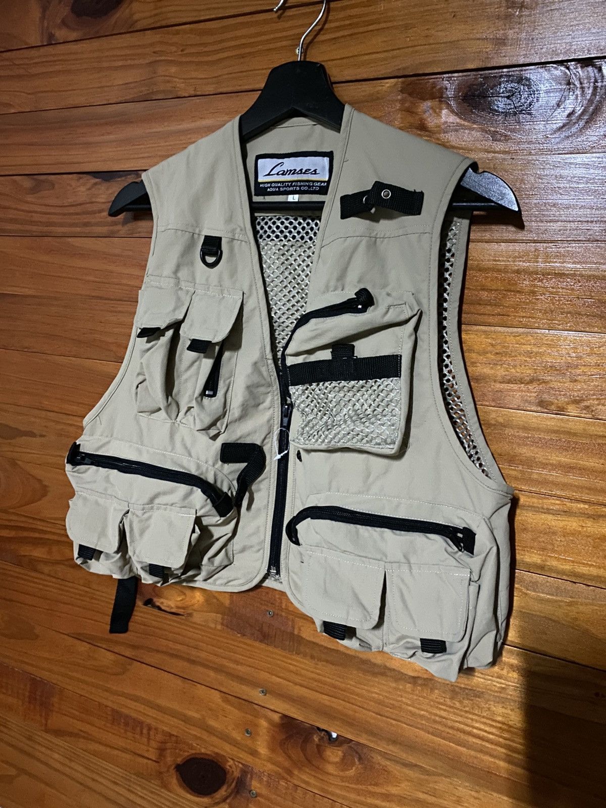 Vintage Lamses Beige Multi-Pocket Fishing – Outdoor Utility Safari Size US XXS / EU 40 - 4 Thumbnail