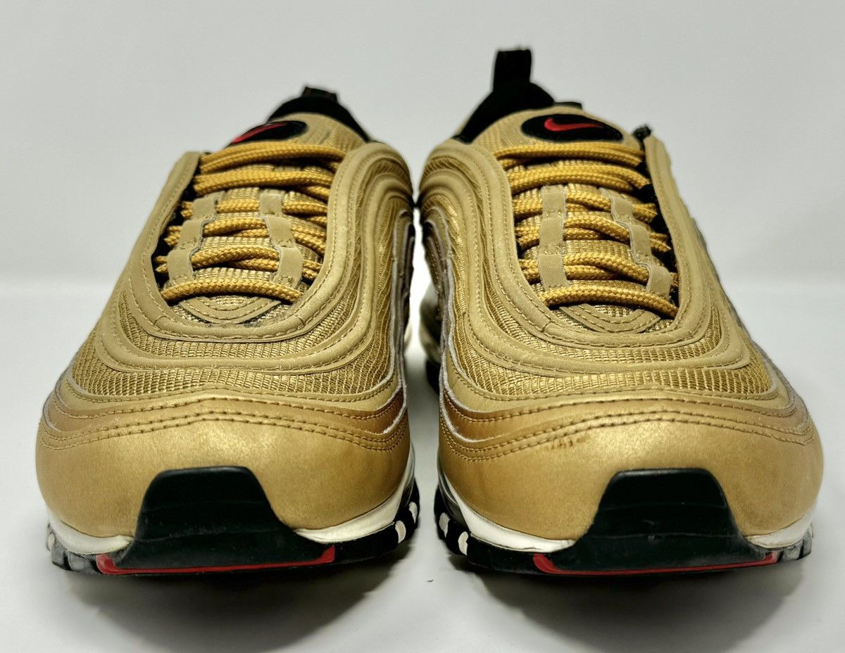 Nike 2018 Nike Air Max 97 OG QS Metallic Gold size 10 Size US 10 / EU 43 - 4 Thumbnail