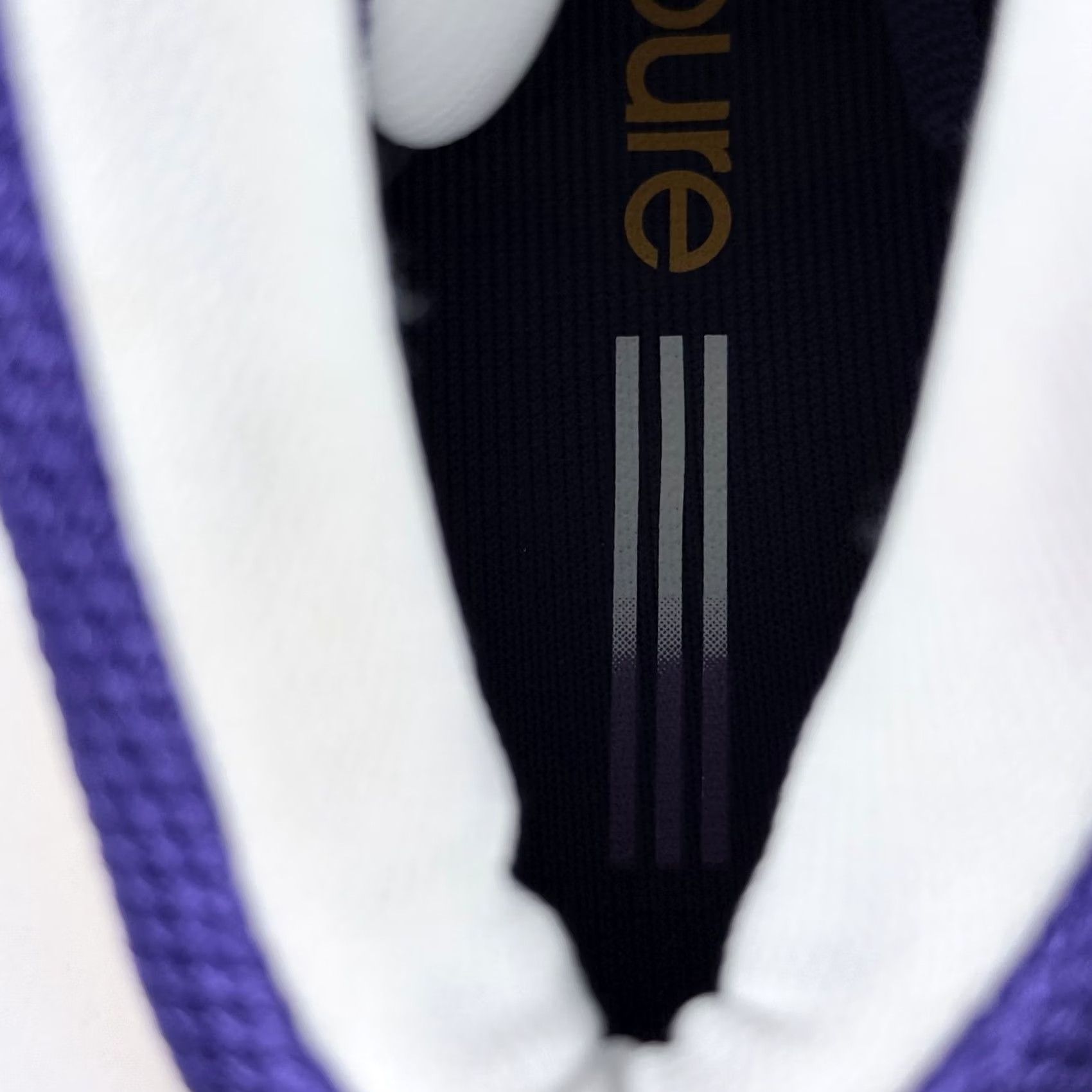 Adidas Adidas AS SMU Adipure Mono Basketball Sneakers White Purple Men's Size 15 Y2K Size US 15 / EU 48 - 7 Thumbnail