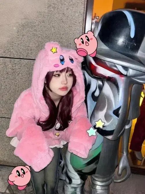 Japanese Brand Kirby Y2K Kawaii Fur Jacket Size S / US 4 / IT 40 - 6 Thumbnail