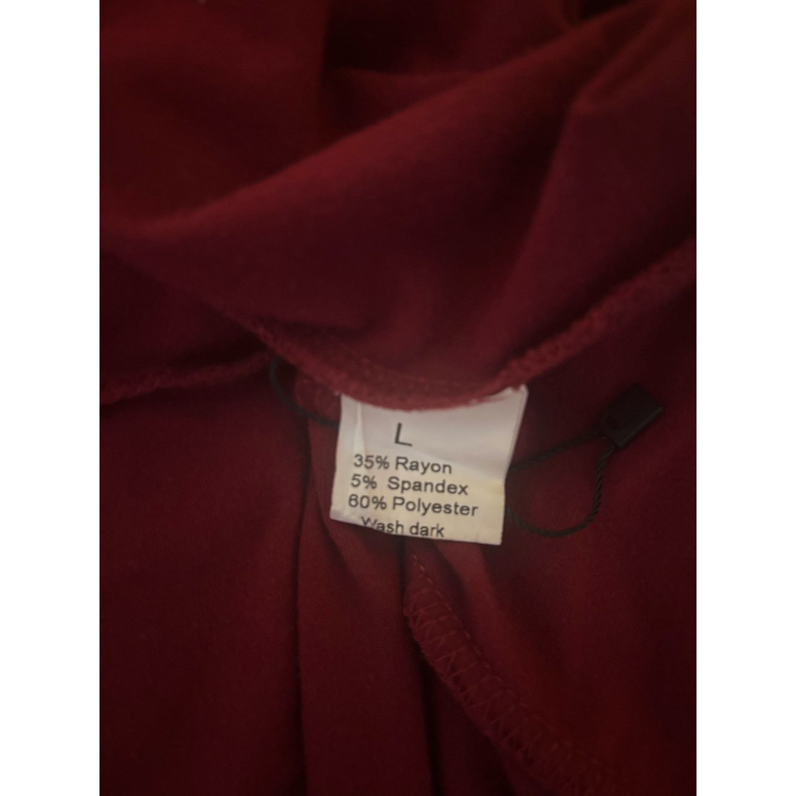 The Unbranded Brand Red Pleated Dress Size Large Size L / US 10 / IT 46 - 5 Thumbnail