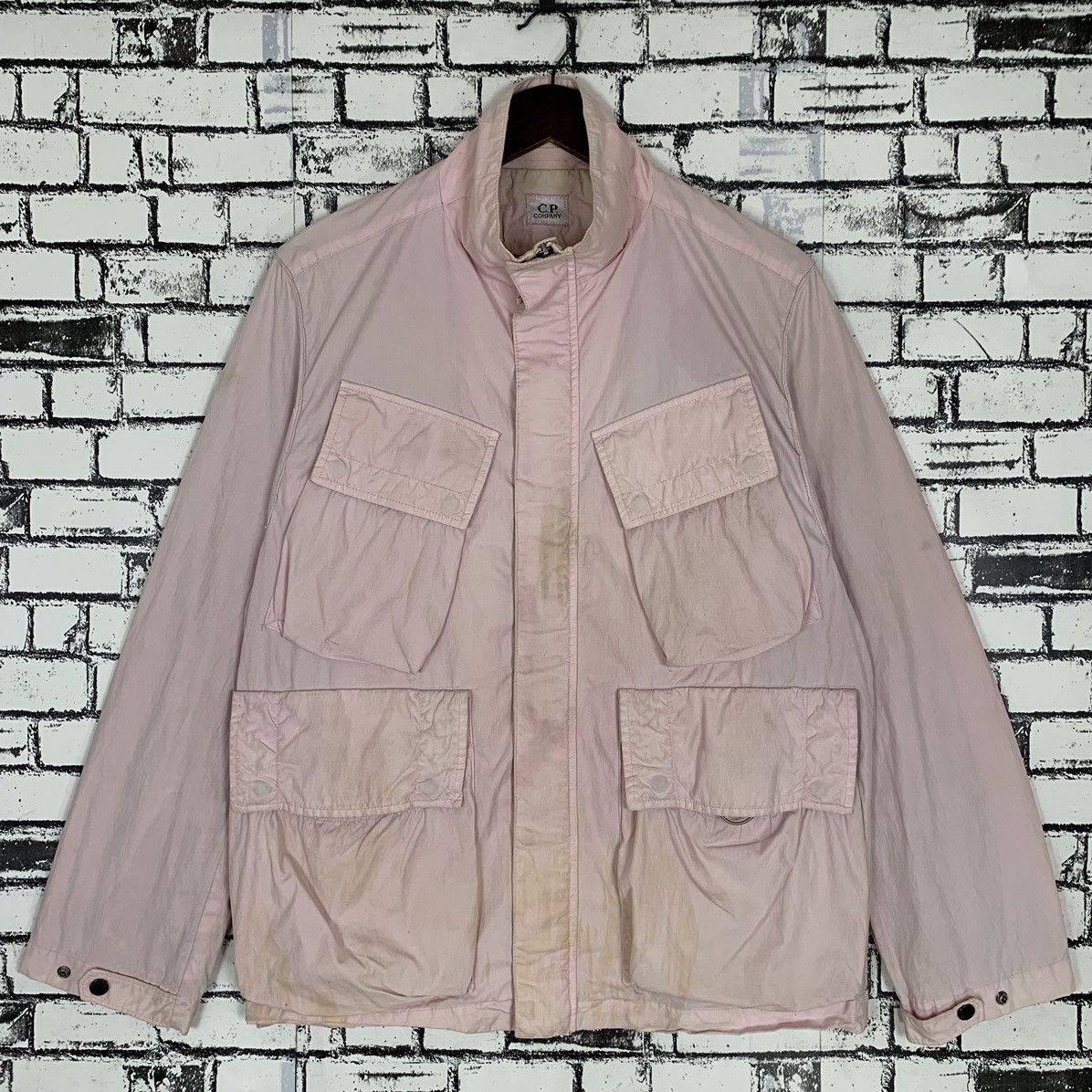 image of C P Company x Italian Designers C.p Company Italian Designer Casualwear Winter Jacket in Pink, Wome