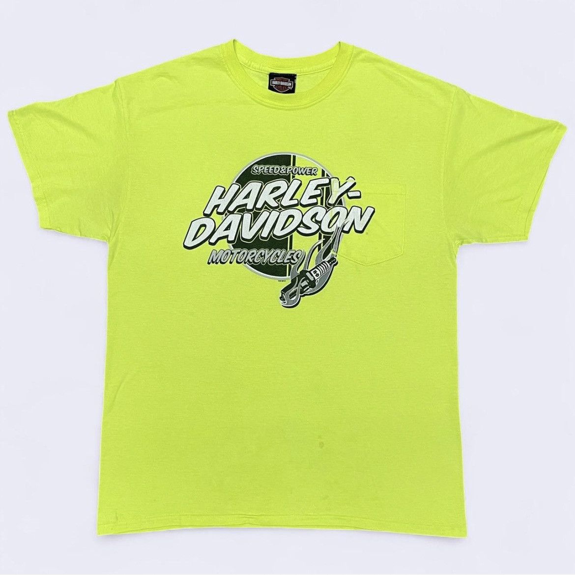 Harley Davidson Harley-Davidson Men's Ignite Chest Pocket Short Sleeve Tee Size US L / EU 52-54 / 3 - 1 Thumbnail