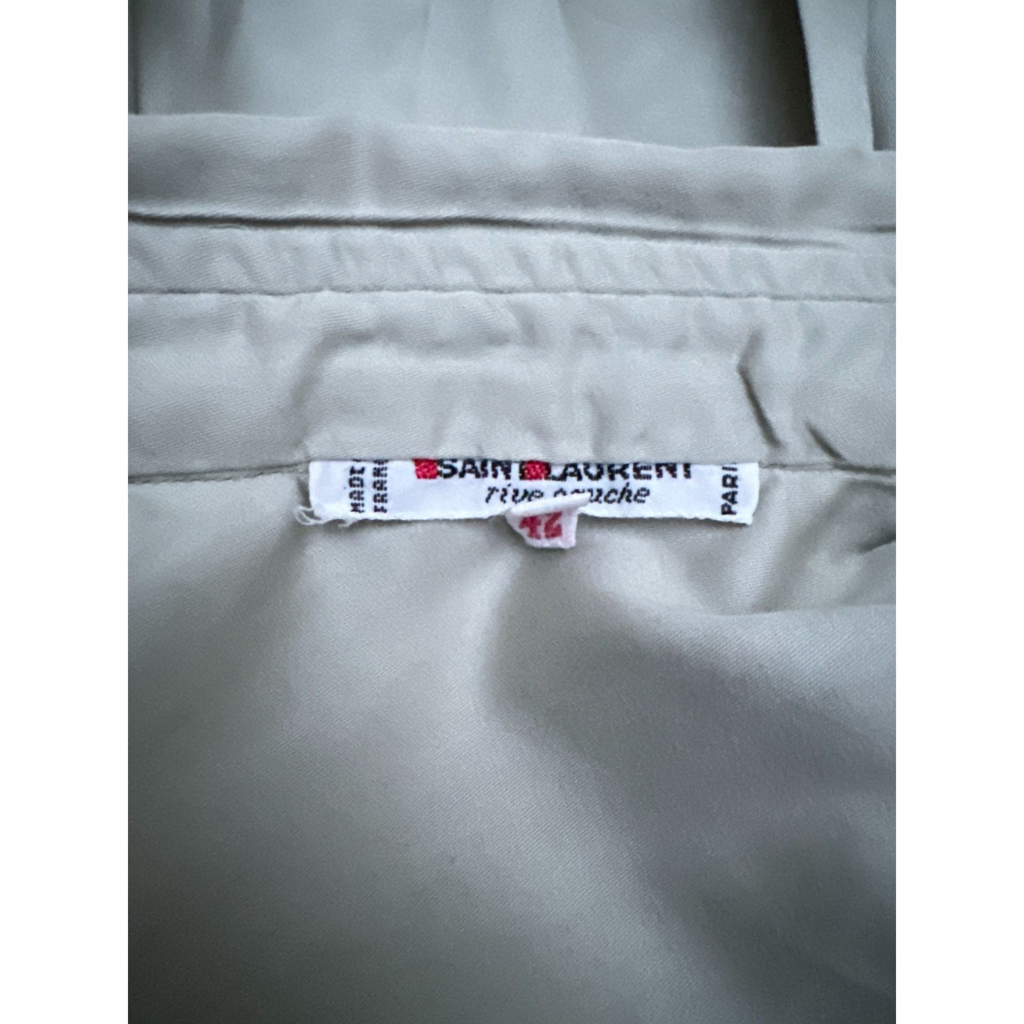 Yves Saint Laurent 1970s Military Shirt Size M / US 6-8 / IT 42-44 - 5 Thumbnail