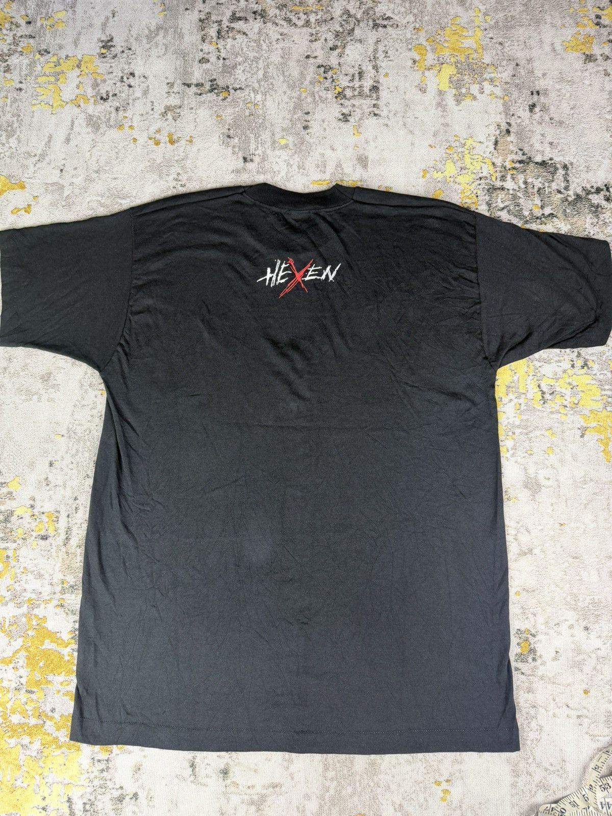 Vintage 1990s Hexen Beyond Heretic Video Game Promo Tshirt Size US XL / EU 56 / 4 - 4 Thumbnail