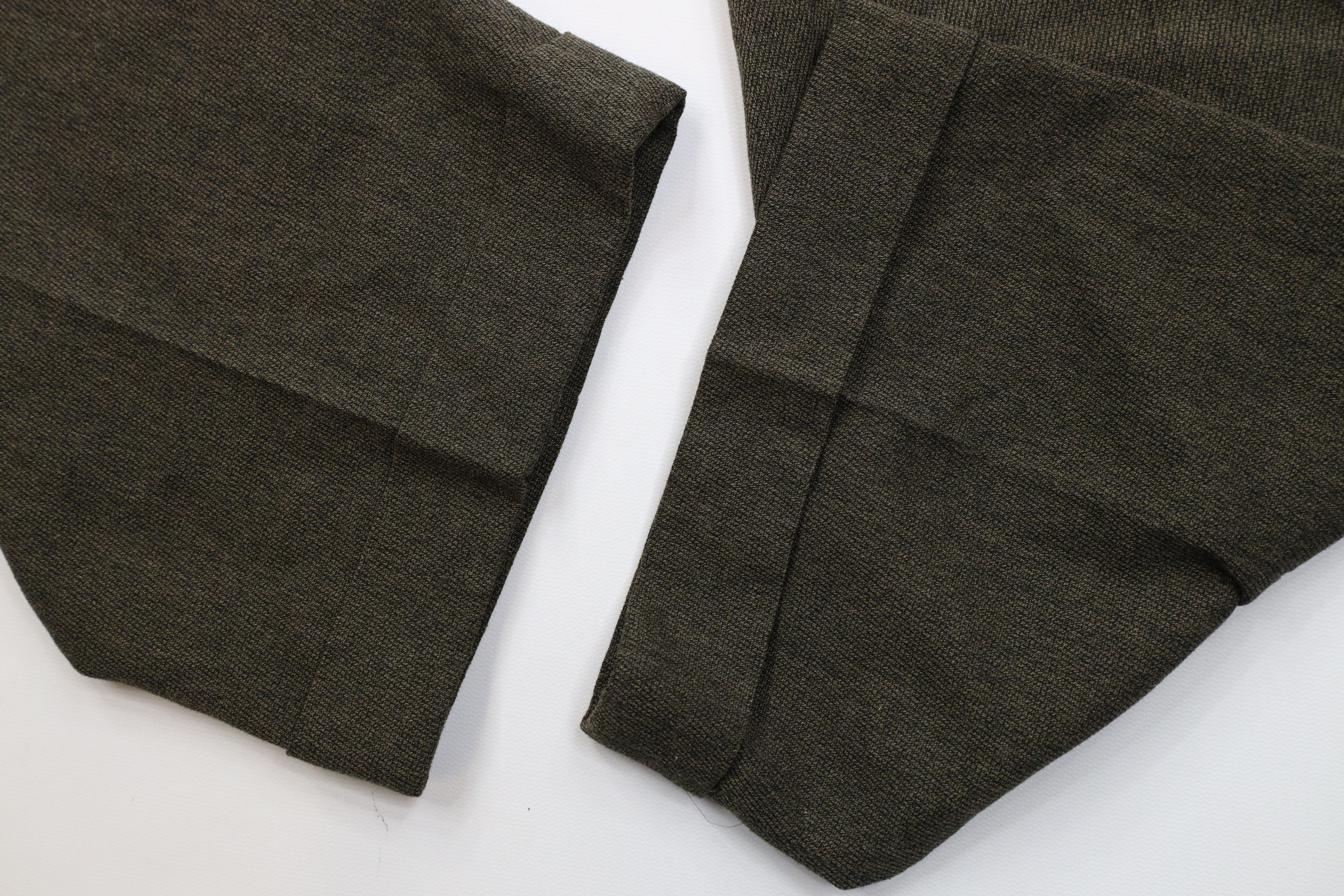 Vintage Vintage 90s Streetwear Gabardine Knit Wide Leg Chino Pants Size US 38 / EU 54 - 6 Thumbnail
