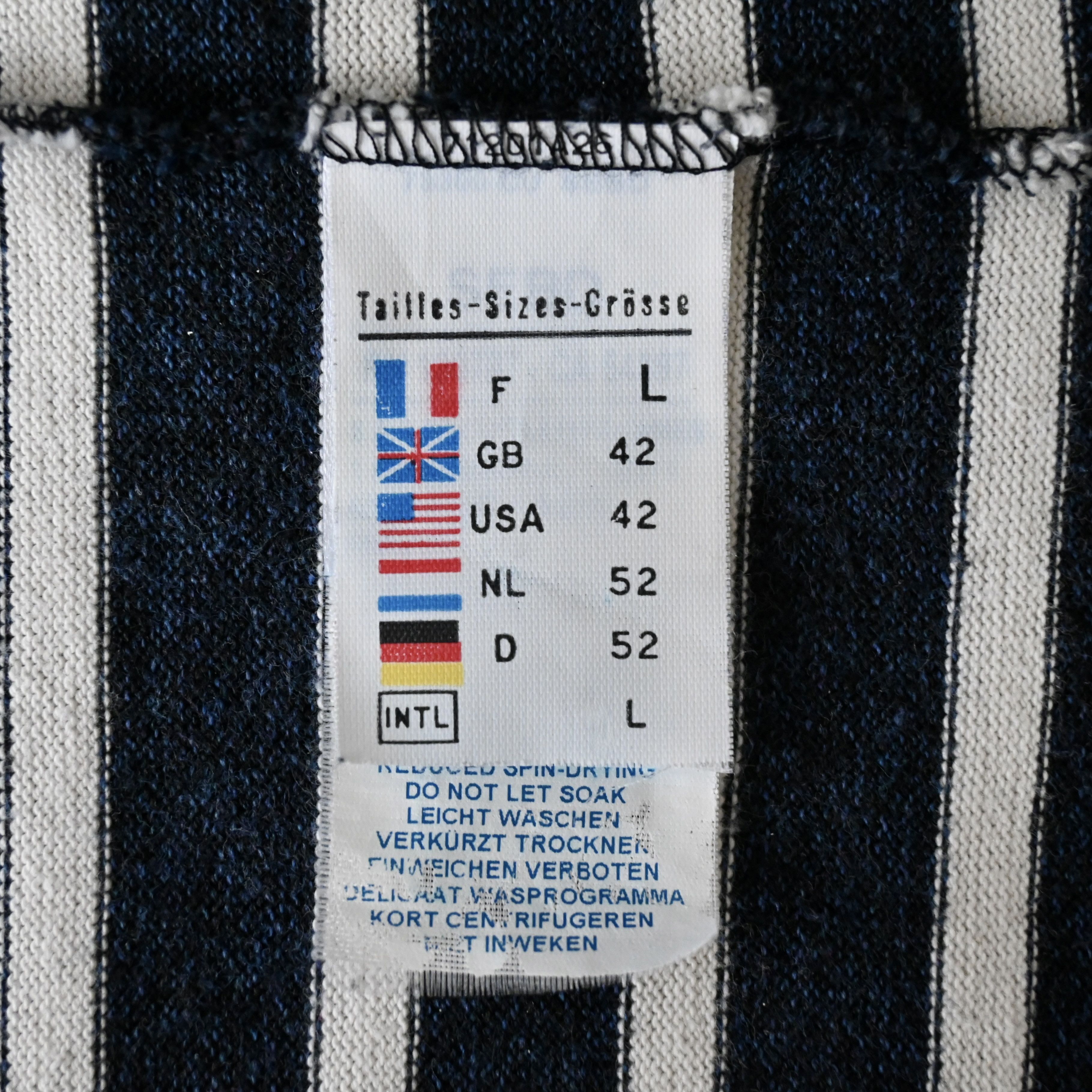 Saint James SAINT JAMES 50/50 cotton linen ringer neck striped t-shirt Size US L / EU 52-54 / 3 - 11 Thumbnail