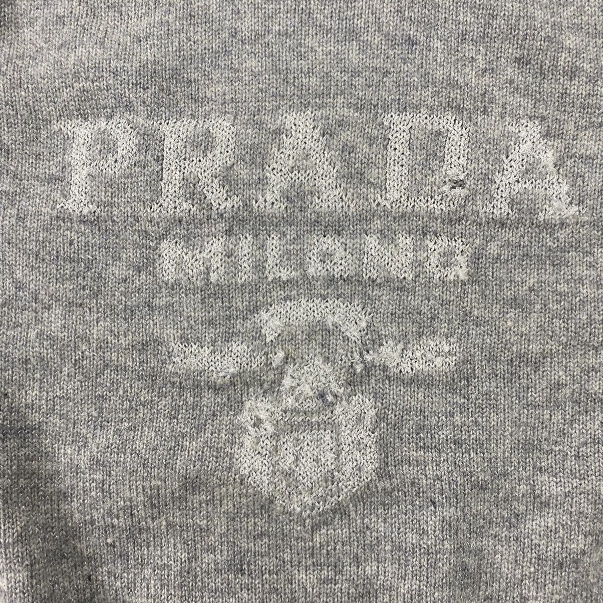 Prada Luxury Prada Milano Cashmere Cozy Grey Wool Sweatshirt Size US M / EU 48-50 / 2 - 3 Thumbnail