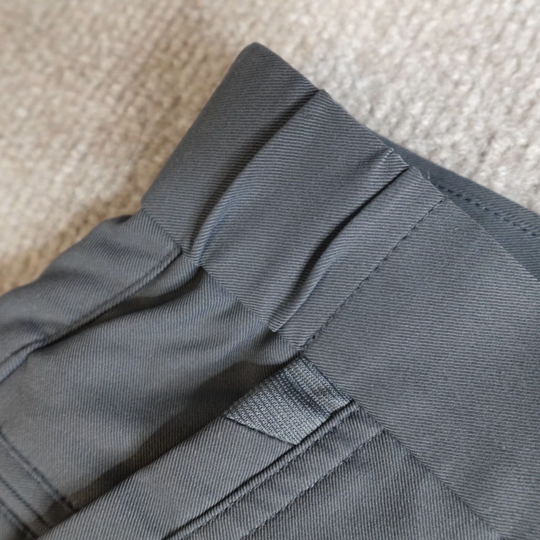 Vintage Jack Archer Pants 32 x 28 Gray Charcoal Solid Stretch Waist Size US 32 / EU 48 - 7 Thumbnail