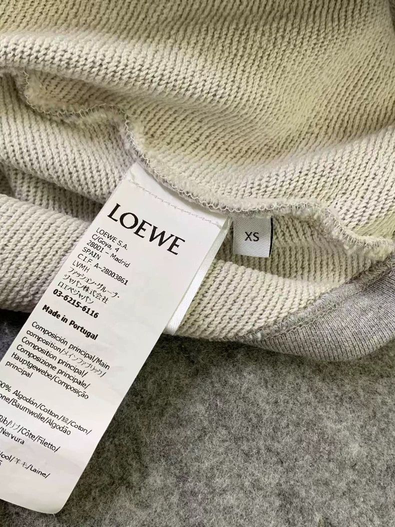 loewe gray batwing long sleeve top