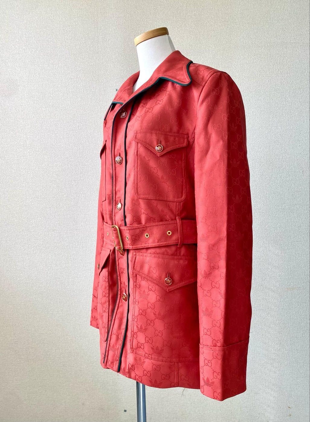 Adidas × Gucci The Gucci x Adidas GG Trefoil Coat Size L / US 10 / IT 46 - 3 Thumbnail