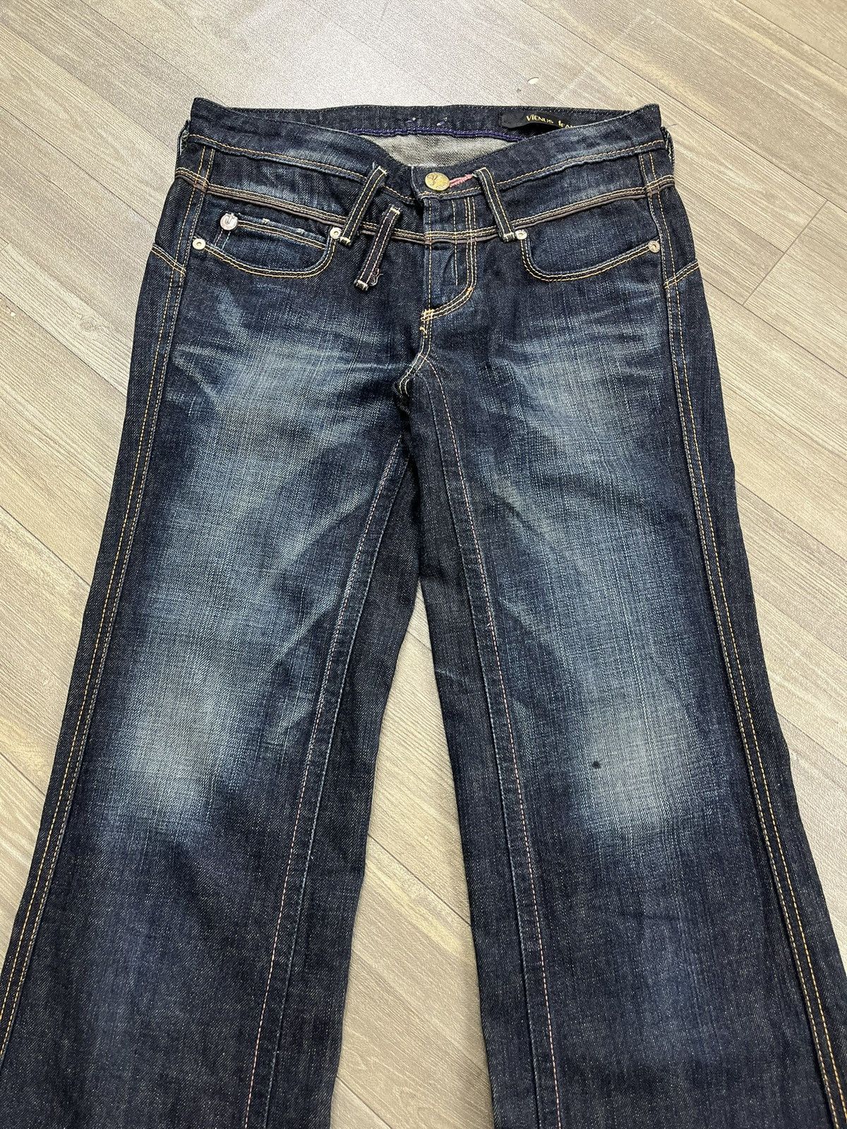 If Six Was Nine 🇯🇵2000s Edwin Vienus Faded Mudmax Bootcut Lgb Flared Jeans Size US 31 - 2 Thumbnail