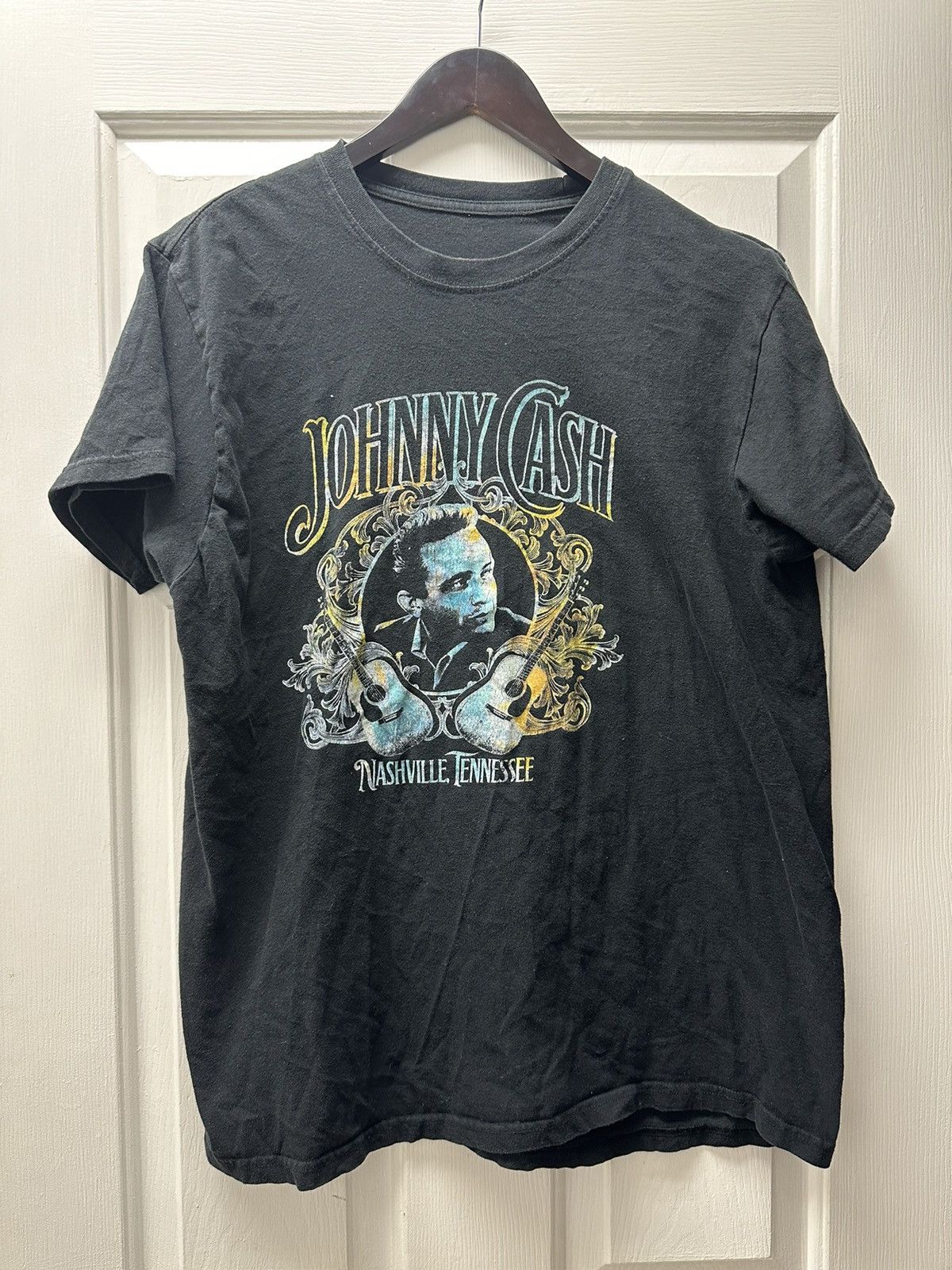 Band Tees Johnny Cash Nashville Tennessee Band Tee Shirt Vintage Size US XL / EU 56 / 4 - 7 Thumbnail