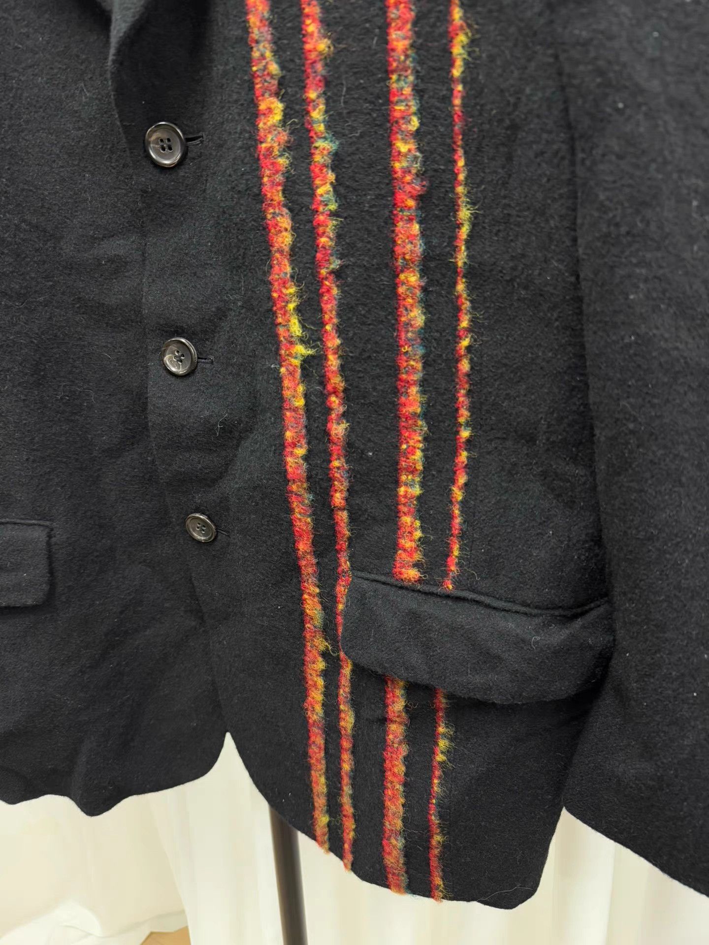 Yohji Yamamoto yohji yamamoto y's for men LQMEN Vintage Panel Fur Knit K20 Size US L / EU 52-54 / 3 - 4 Thumbnail