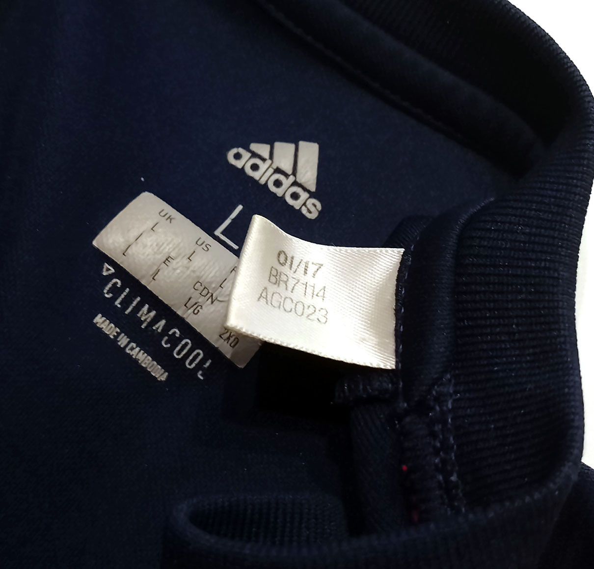 Adidas Ajax Training Football Shirt 2017–2018 by Adidas – Size L Size US L / EU 52-54 / 3 - 4 Thumbnail