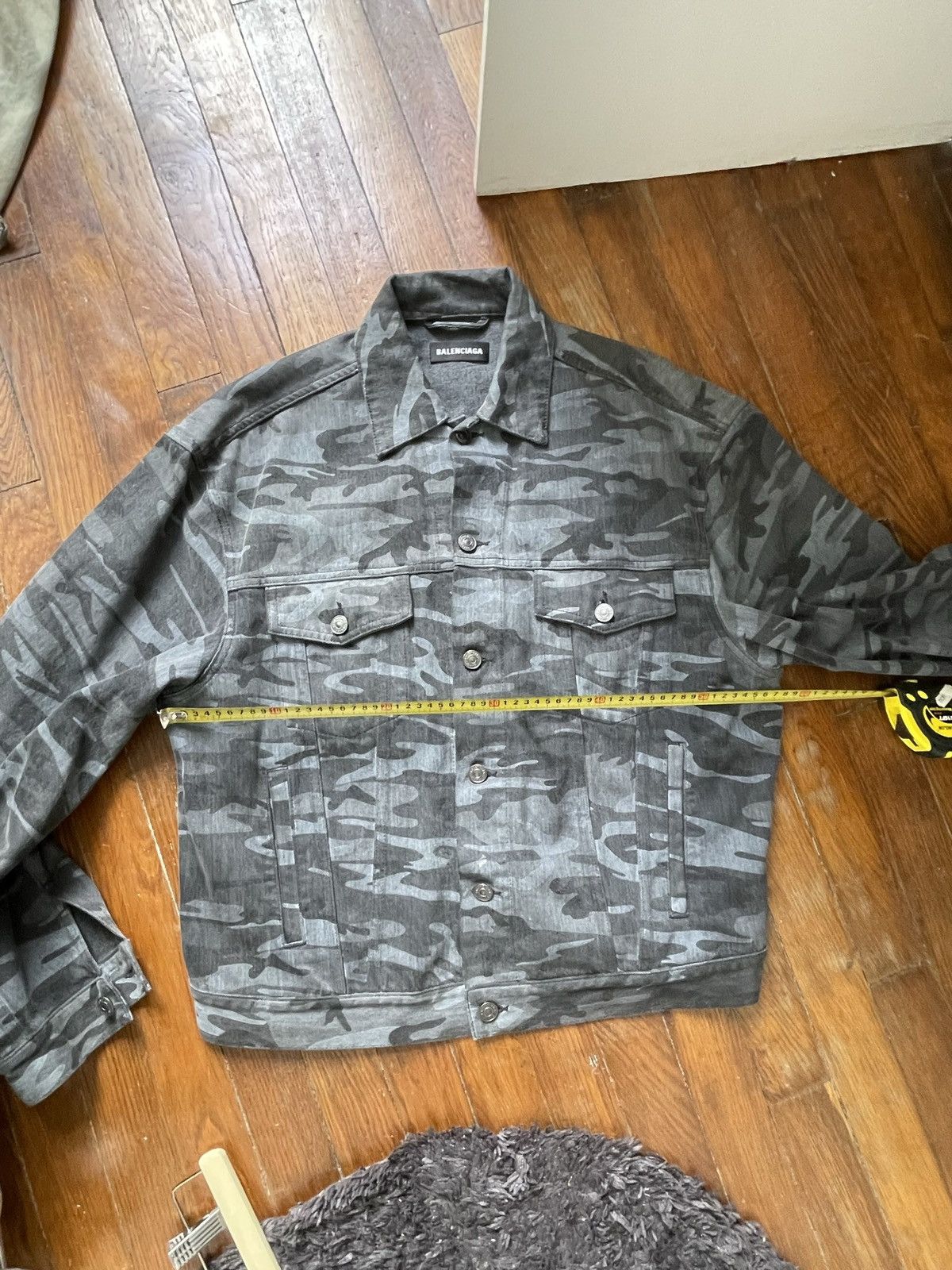 Balenciaga Balenciaga Greg camo trucker denim jacket Size US M / EU 48-50 / 2 - 19 Thumbnail