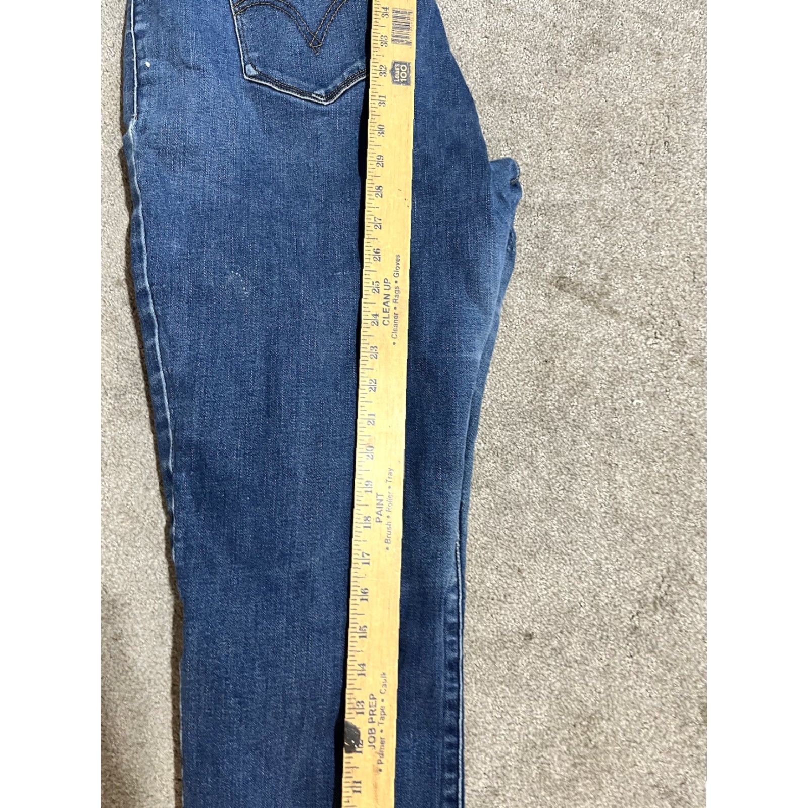 Vintage VINTAGE Levis 512 Jeans 20W Women Blue Slim Stretch Denim 90s American Classic Designer Plus Size 20W Women Jeans Size 42" / US 20 - 7 Thumbnail