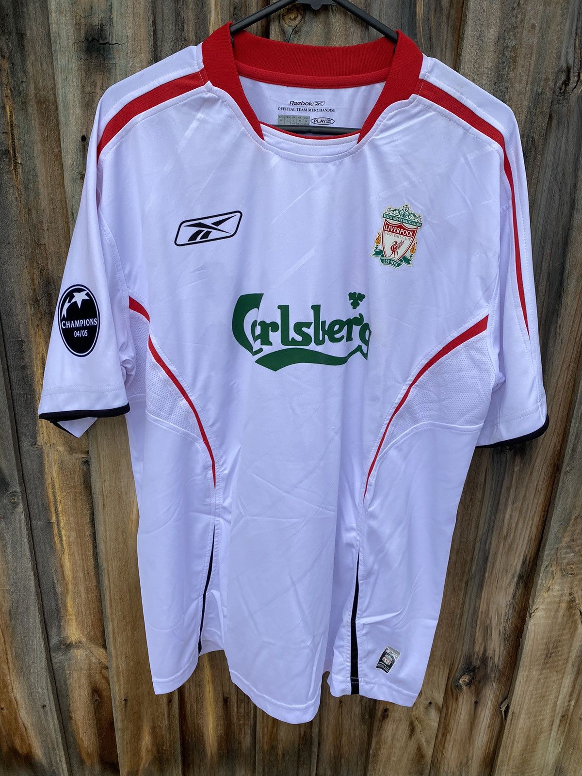 Reebok Reebok Liverpool FC Away Jersey 2005 06 UCL Season Grailed