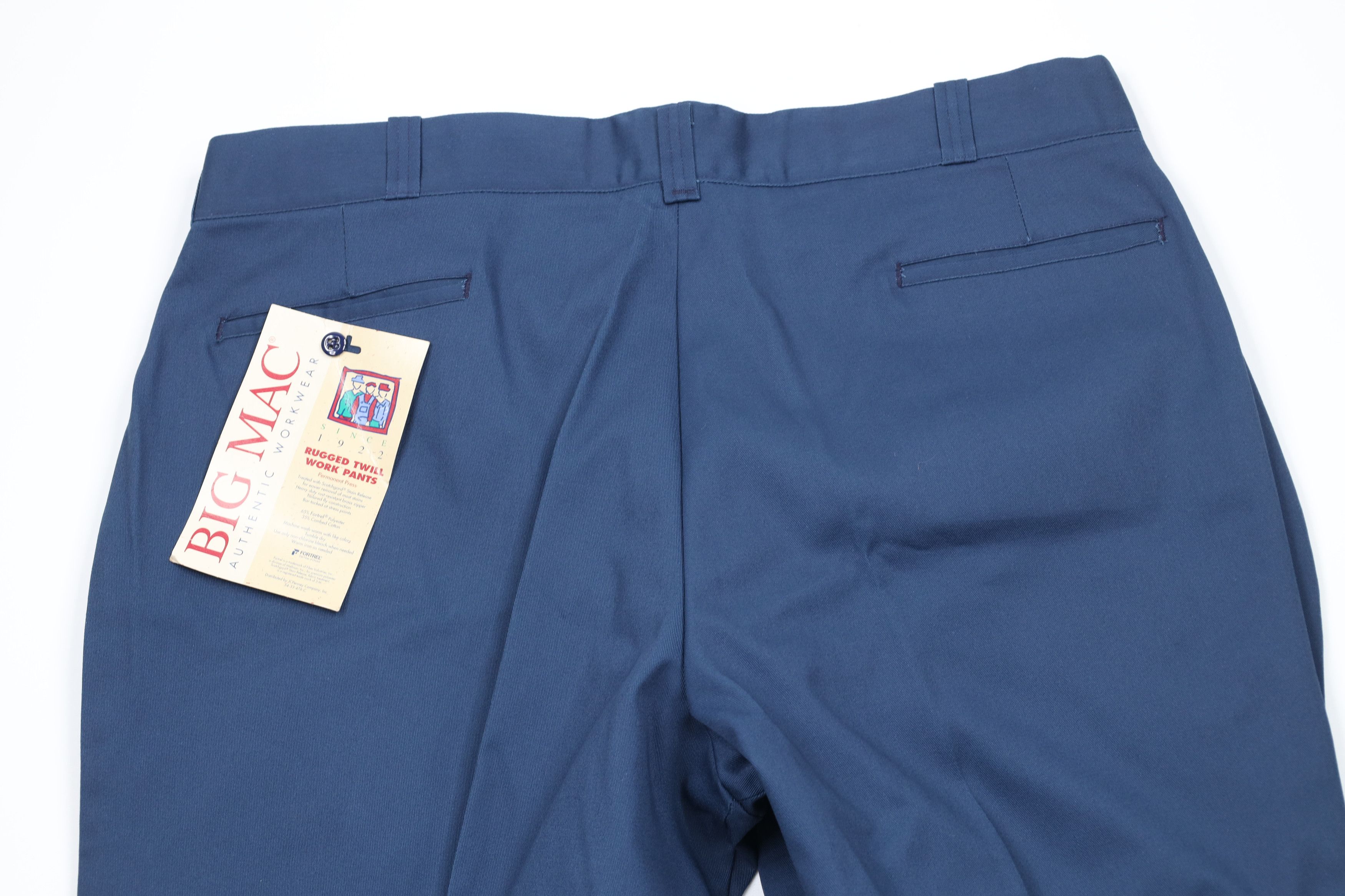 Vintage Deadstock Vintage 90s Big Mac Rugged Twill Work Pants Blue Size US 42 / EU 58 - 9 Thumbnail