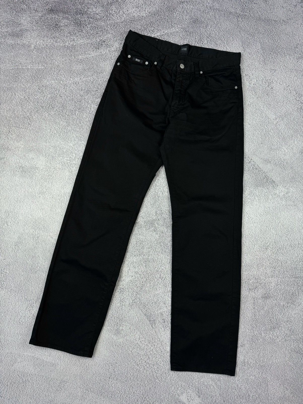 Hugo Boss × Vintage HUGO BOSS Arkansas 1 Vintage Black Jeans Pants Size US 32 / EU 48 - 3 Thumbnail