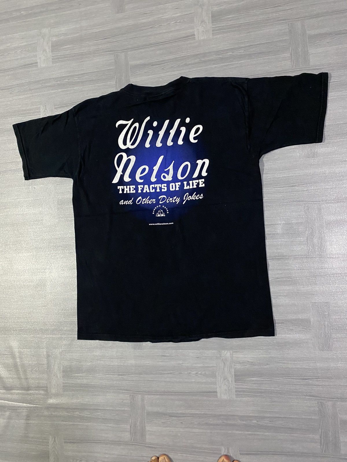 Band Tees Vintage Willie Nelson - The Facts of Life Book Promo Tour Size US XL / EU 56 / 4 - 12 Thumbnail