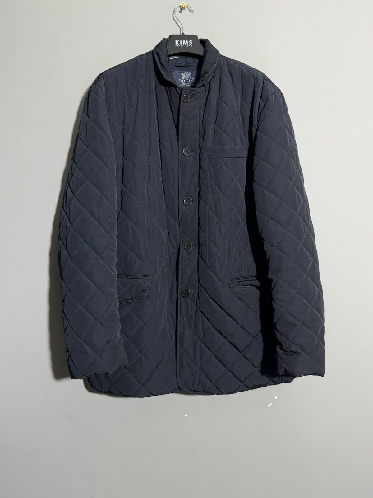 Boggi Boggi Nilano Navy Blue quilted jacket size XXL Size US XXL / EU 58 / 5 - 1 Thumbnail