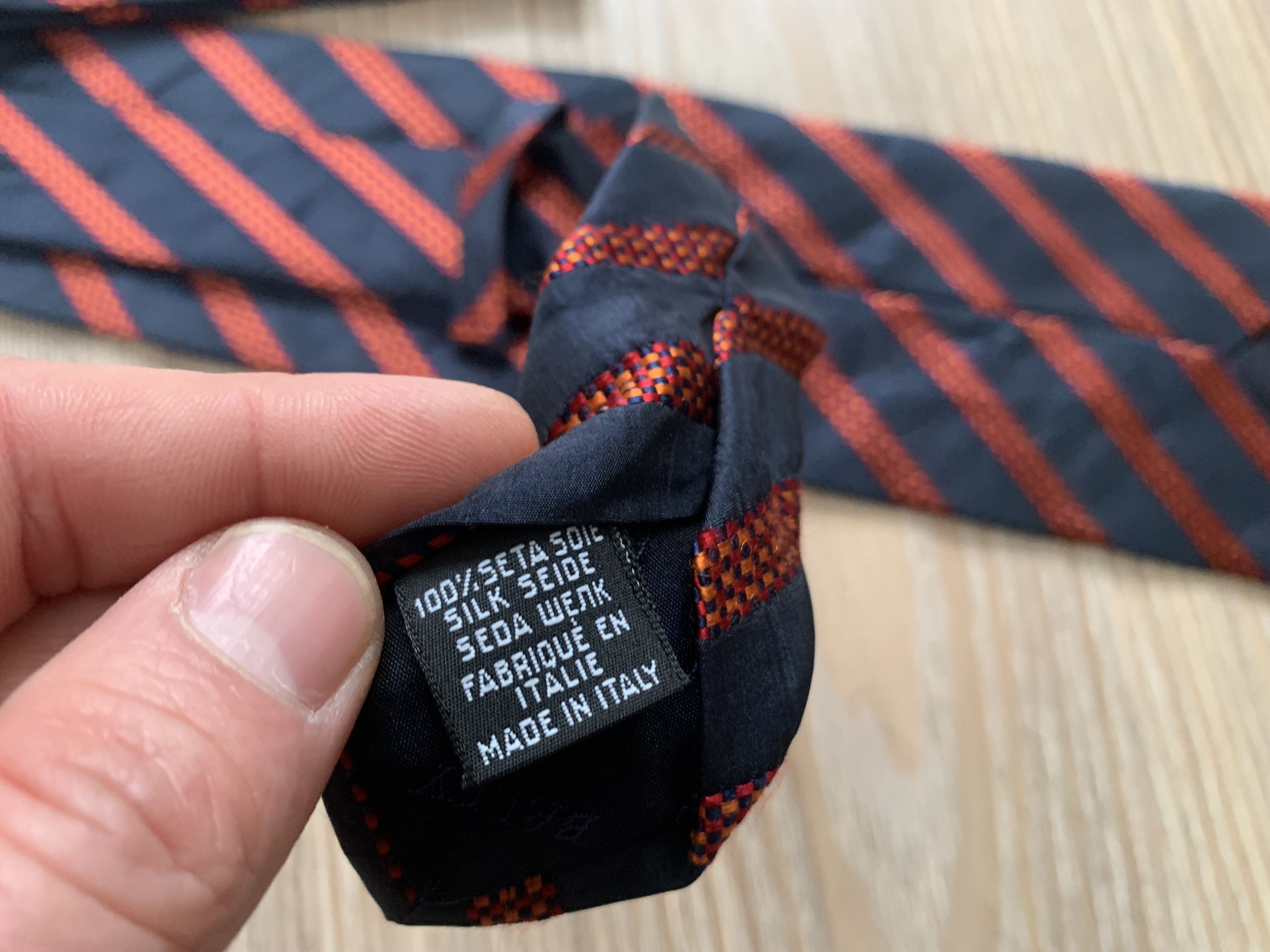 Bally Vintage Bally Italian Stripe Patterned Neck Tie Size ONE SIZE - 7 Thumbnail