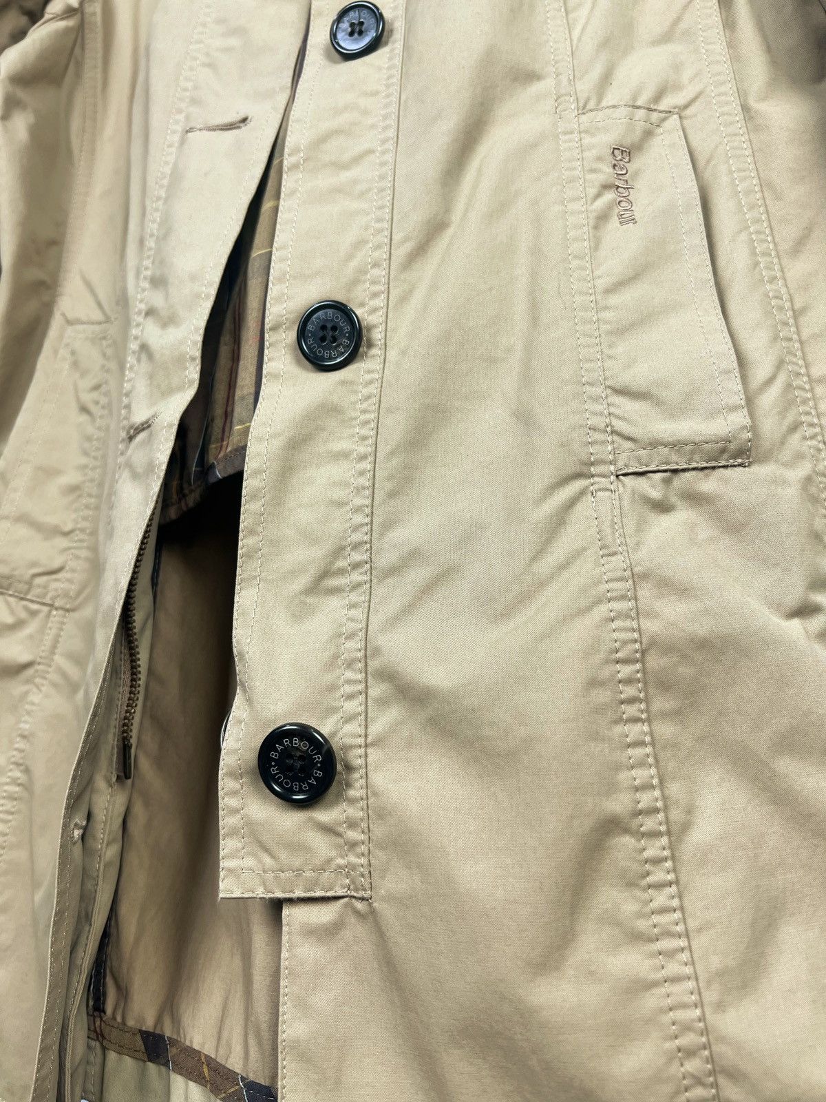 Barbour Barbour Gaberdine Belsay Trench Coat Size UK 14 USA 10 Size L / US 10 / IT 46 - 5 Thumbnail