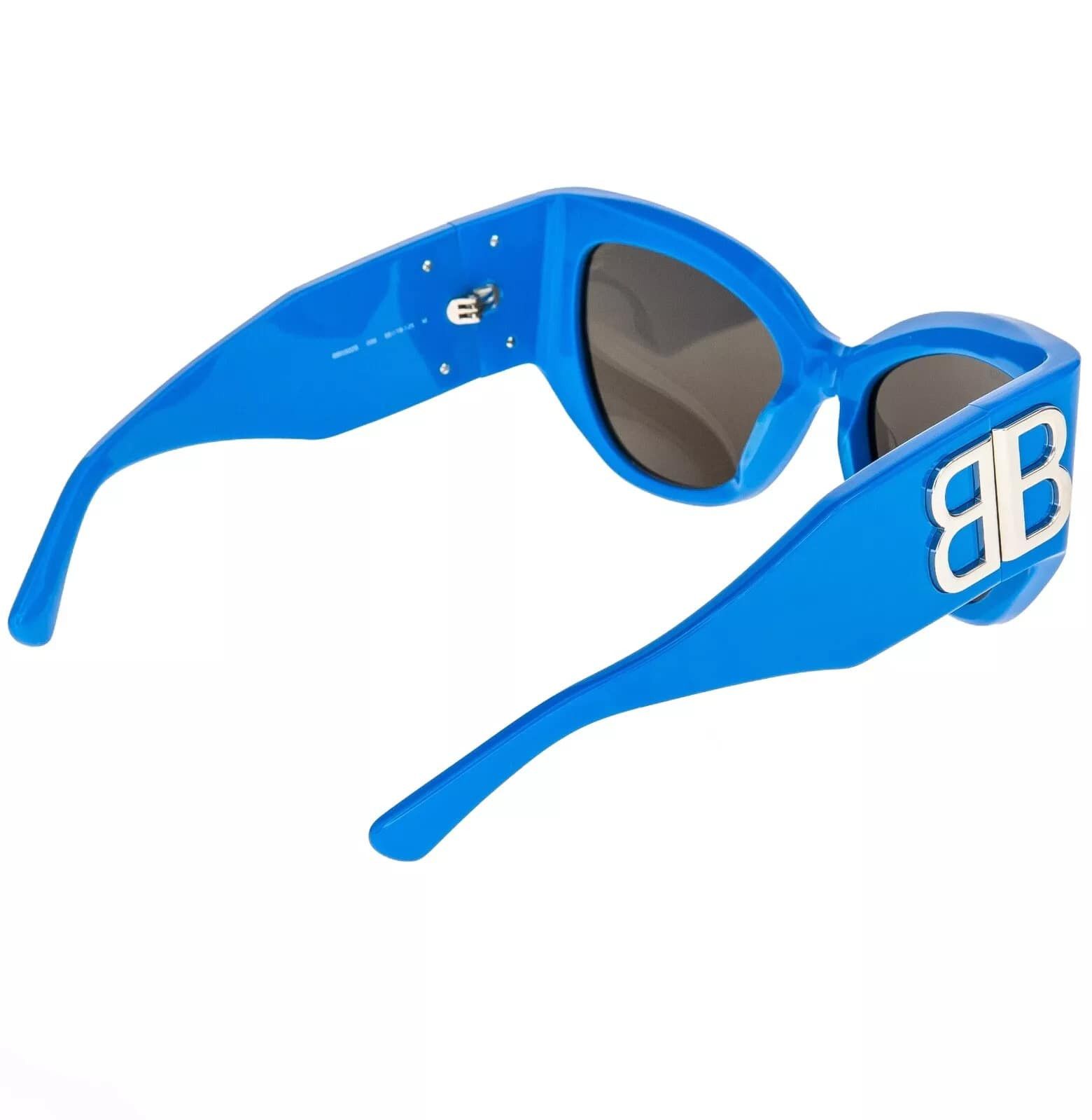 Balenciaga BALENCIAGA BOSSY Cat 0322 Blue Fashion Sunglass BB0322S 006 Size ONE SIZE - 2 Thumbnail