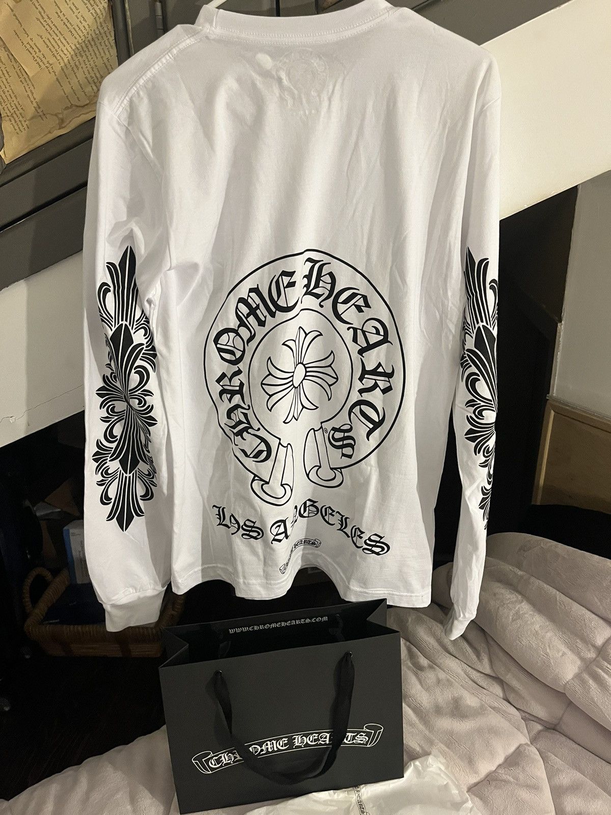 Chrome Hearts Chrome Hearts, longsleeve Los, Angeles T-shirt | Grailed