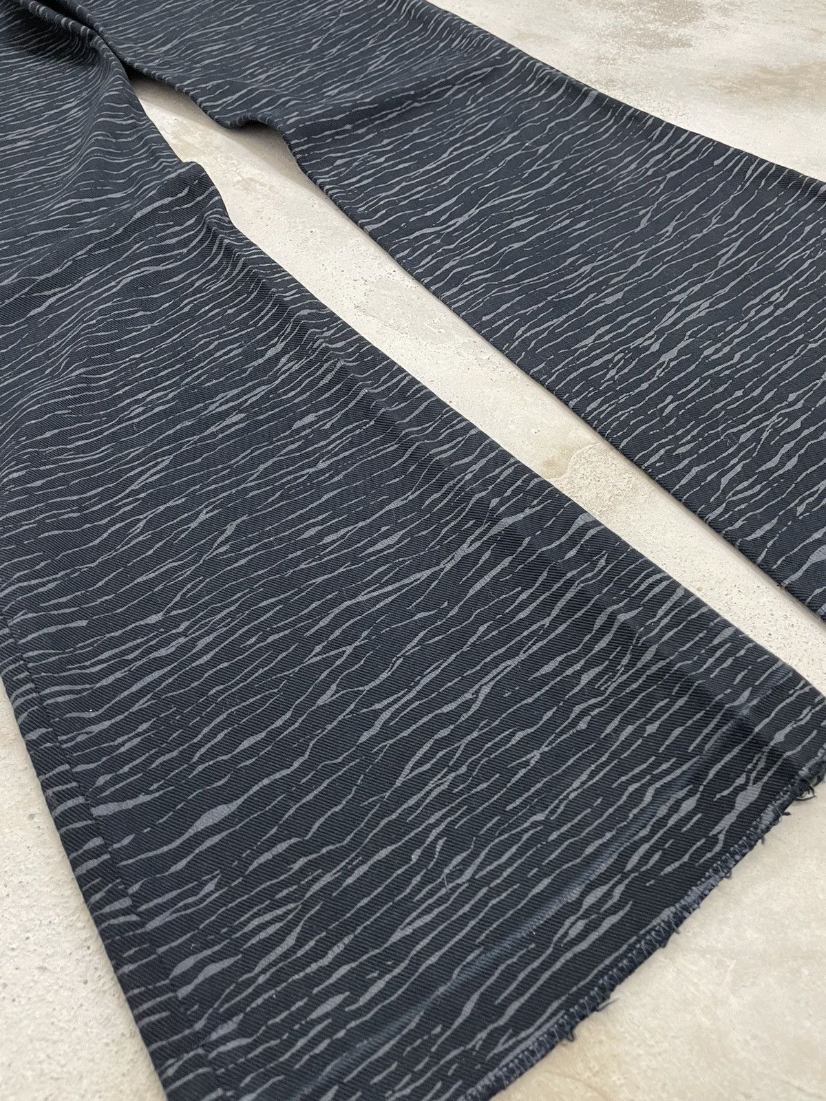 Japanese Brand × Tornado Mart Sadistic And Dangerous Japanese Flare Skin Denim Snakeskin Size US 29 - 12 Thumbnail