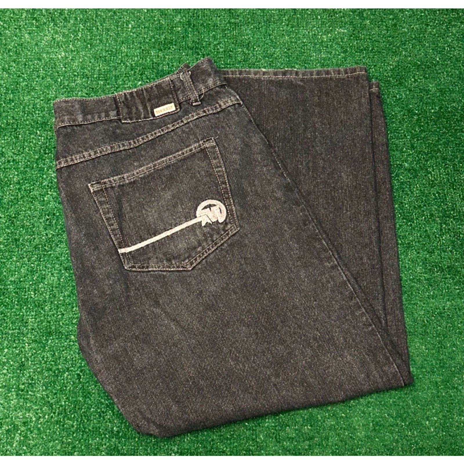 Vintage VINTAGE Mecca Jeans Baggy Hip Hop Skater Punk Grunge VTG Mens Size 42 X 29 Wide-Leg Size US 42 / EU 58 - 5 Thumbnail