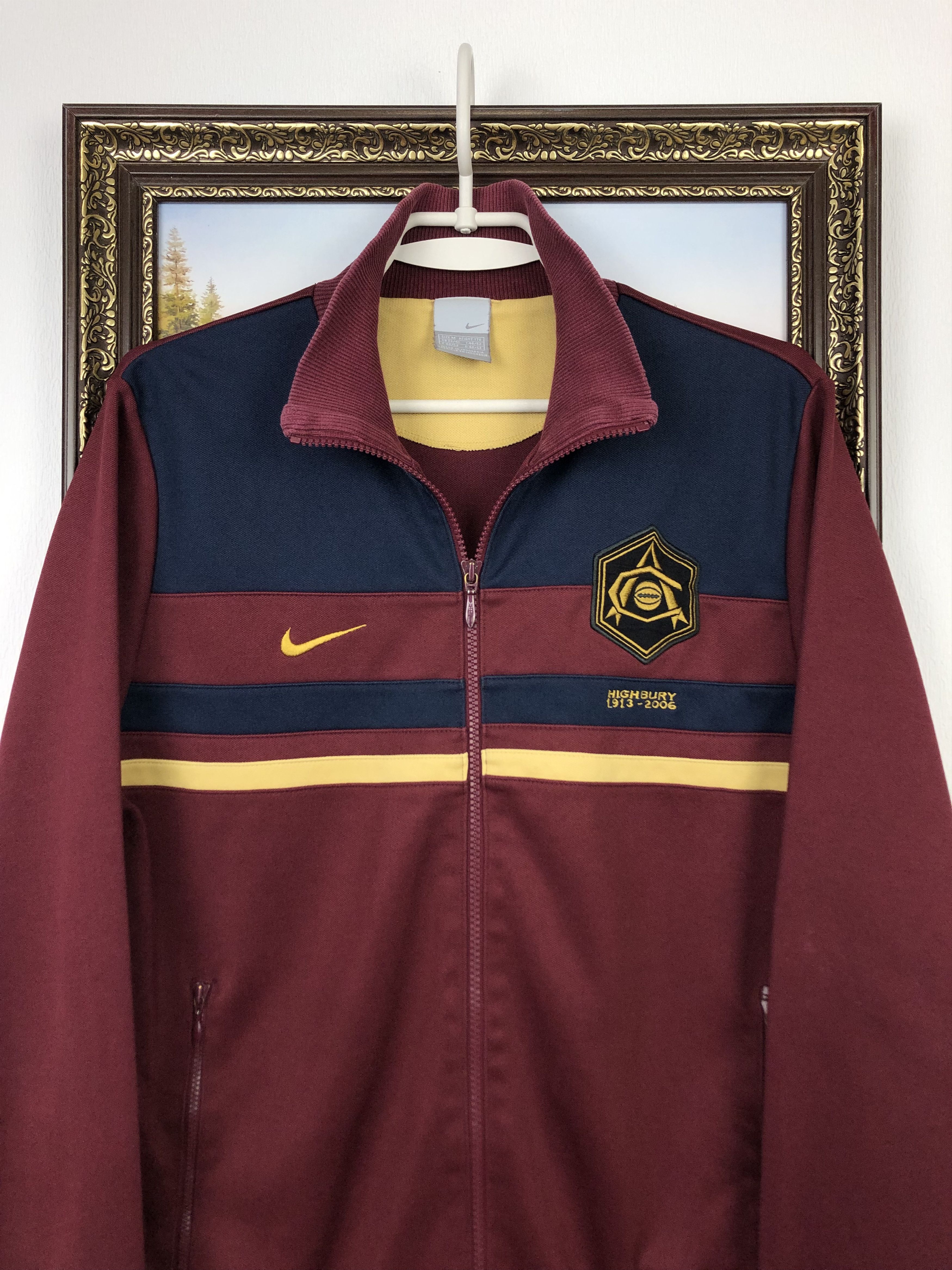 Nike Vintage Nike Arsenal Highbury 2006 Jacket Legend Track Hype Size US M / EU 48-50 / 2 - 2 Thumbnail