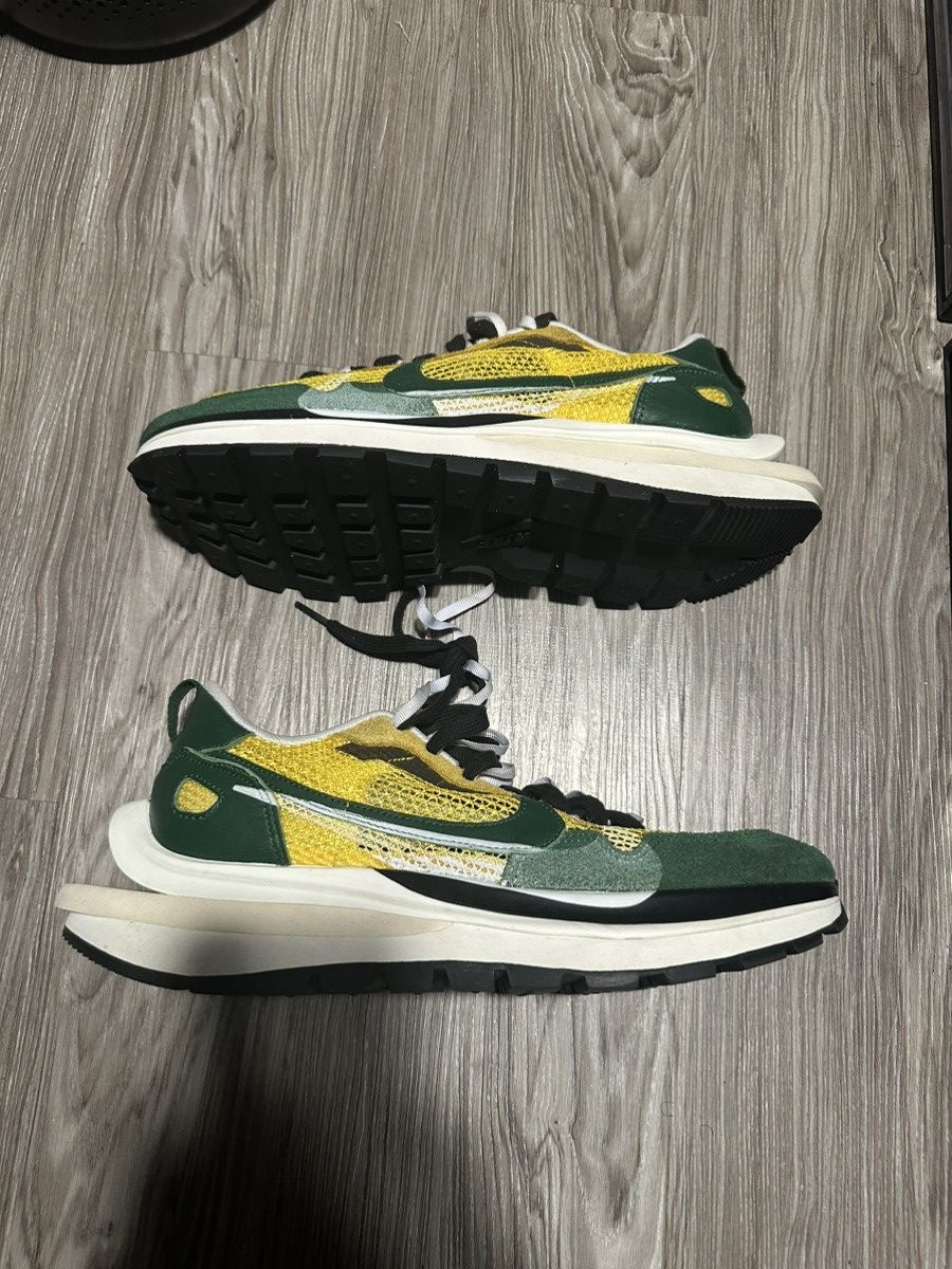 image of Nike Vaporwaffle Sacai Tour Yellow Shoes in Green, Men's (Size 11)