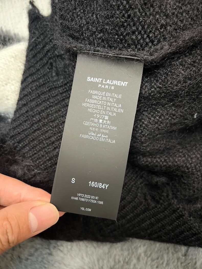 Saint Laurent Paris saint laurent playboy graphic black sweater-2507 Size US S / EU 44-46 / 1 - 4 Thumbnail