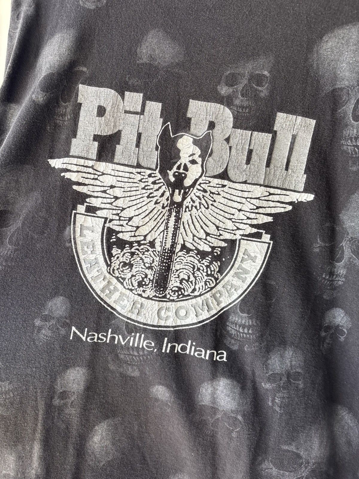 Vintage Vintage 2002 Pitbull Leathers Tee Size US XXL / EU 58 / 5 - 5 Thumbnail