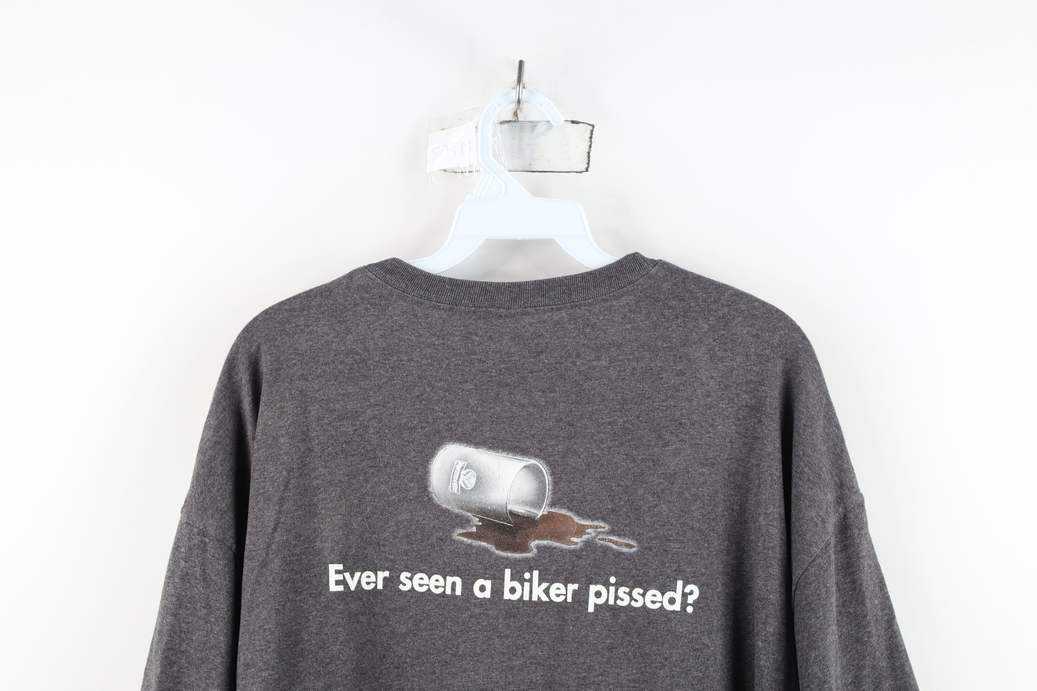 Vintage Vintage Jagermeister A Biker Pissed Spilled Shot T-Shirt Size US XL / EU 56 / 4 - 13 Thumbnail