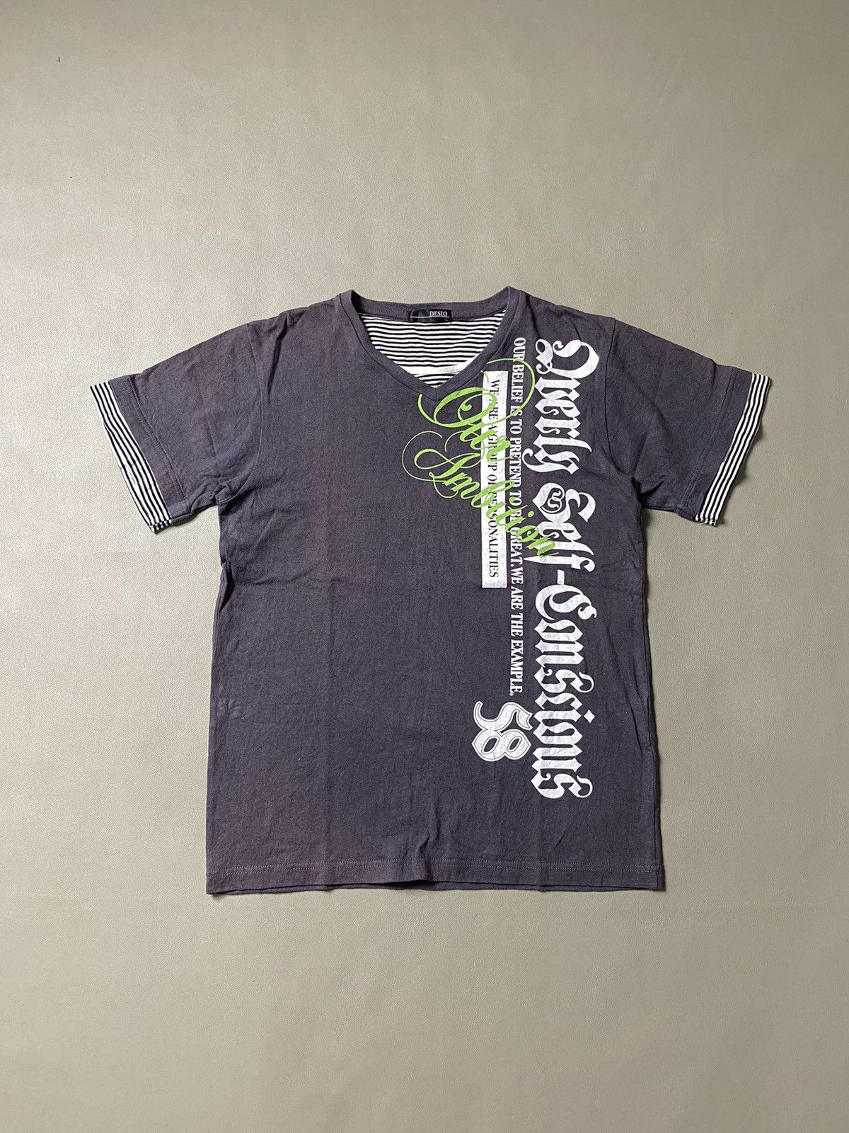 Y2K Desio Grunge Poem Rock Tshirt