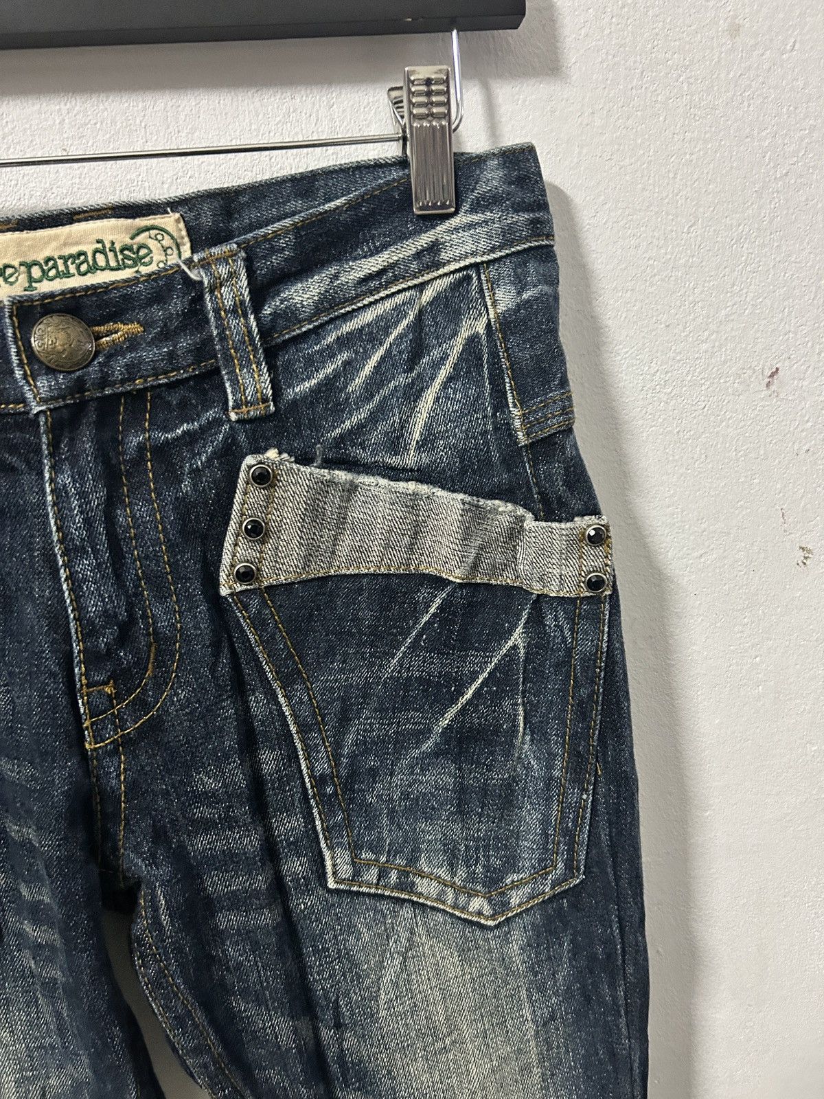 If Six Was Nine Pure paradise flared jeans punk japan style Size US 29 - 5 Thumbnail