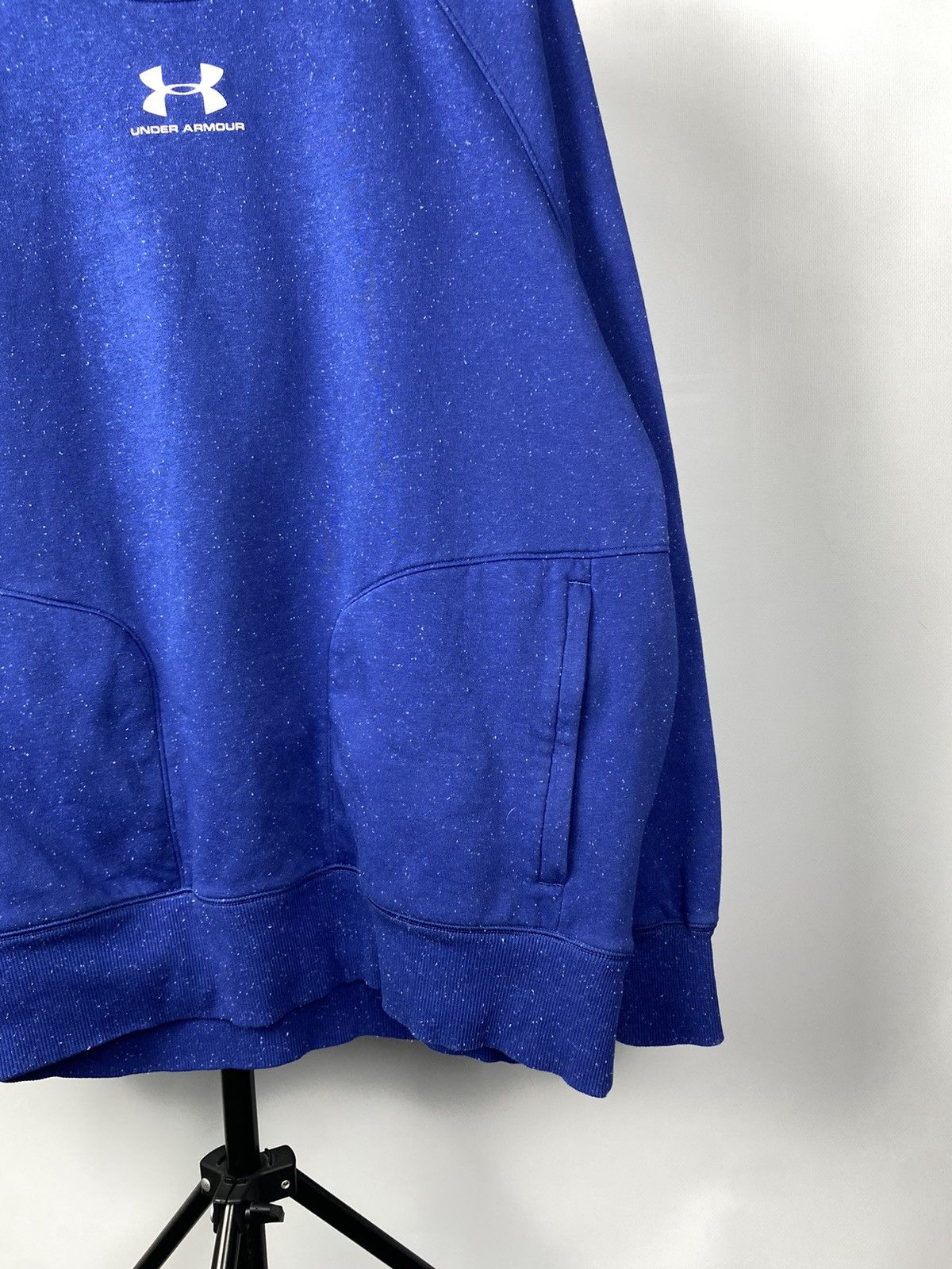 Under Armour × Vintage Vintage CRAZY baggy Under Armour Zip Sweatshirt Size US XL / EU 56 / 4 - 4 Thumbnail