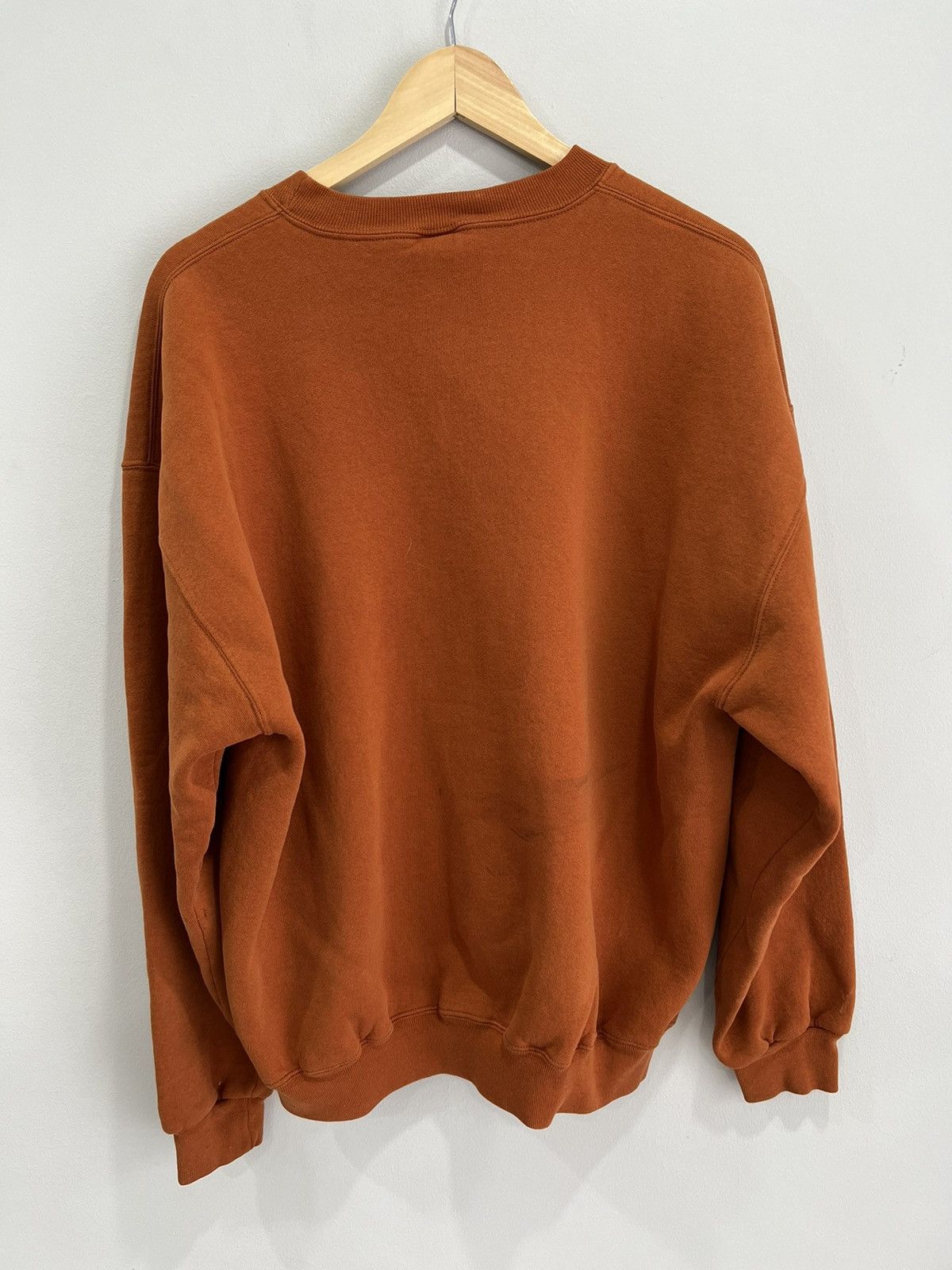 Russell Athletic Vintage 90s Russell Athletic Blank sweater crewneck orange Size US XL / EU 56 / 4 - 2 Thumbnail