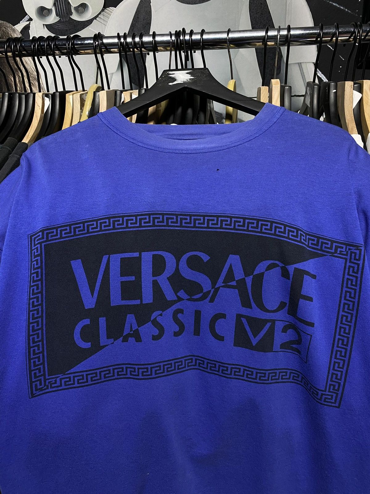 Versace Versace Spellout T-Shirt Vtg Monogram Tee Preowned Large Size US L / EU 52-54 / 3 - 2 Thumbnail