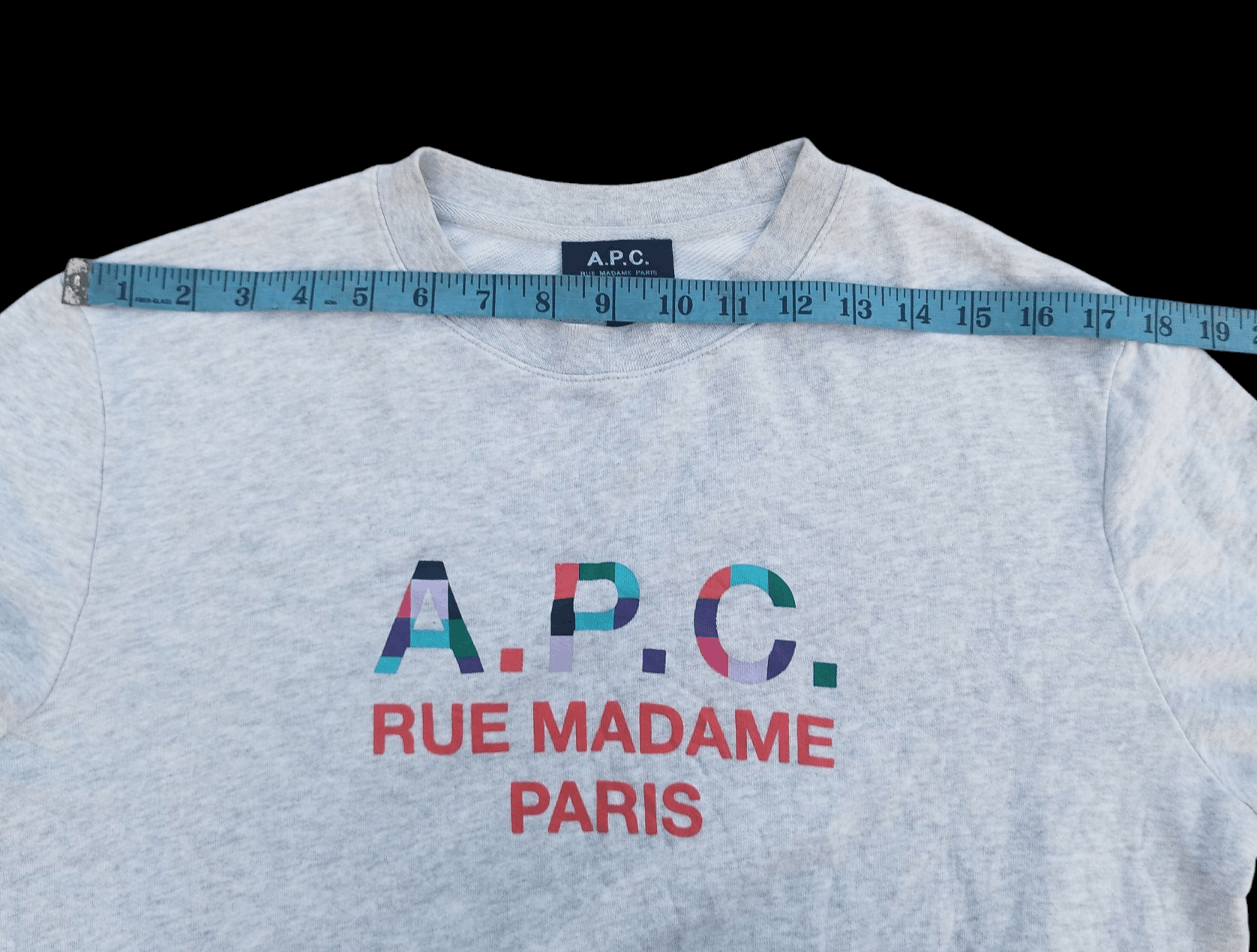 A.P.C achille logo sweatshirt