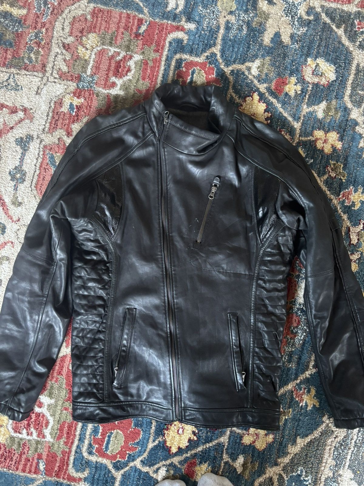 Marithe + Francois Girbaud MARITHÉ & FRANÇOIS GIRBAUD LEATHER JACKET Size US M / EU 48-50 / 2 - 1 Thumbnail