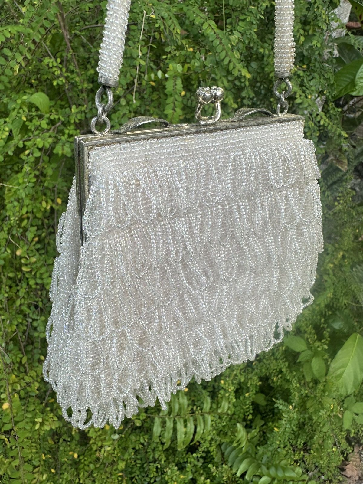 Handmade 🔥FREE SHIPPING🔥HANDMADE BEADED BAG WOMEN DINNER GALA Size ONE SIZE - 3 Thumbnail